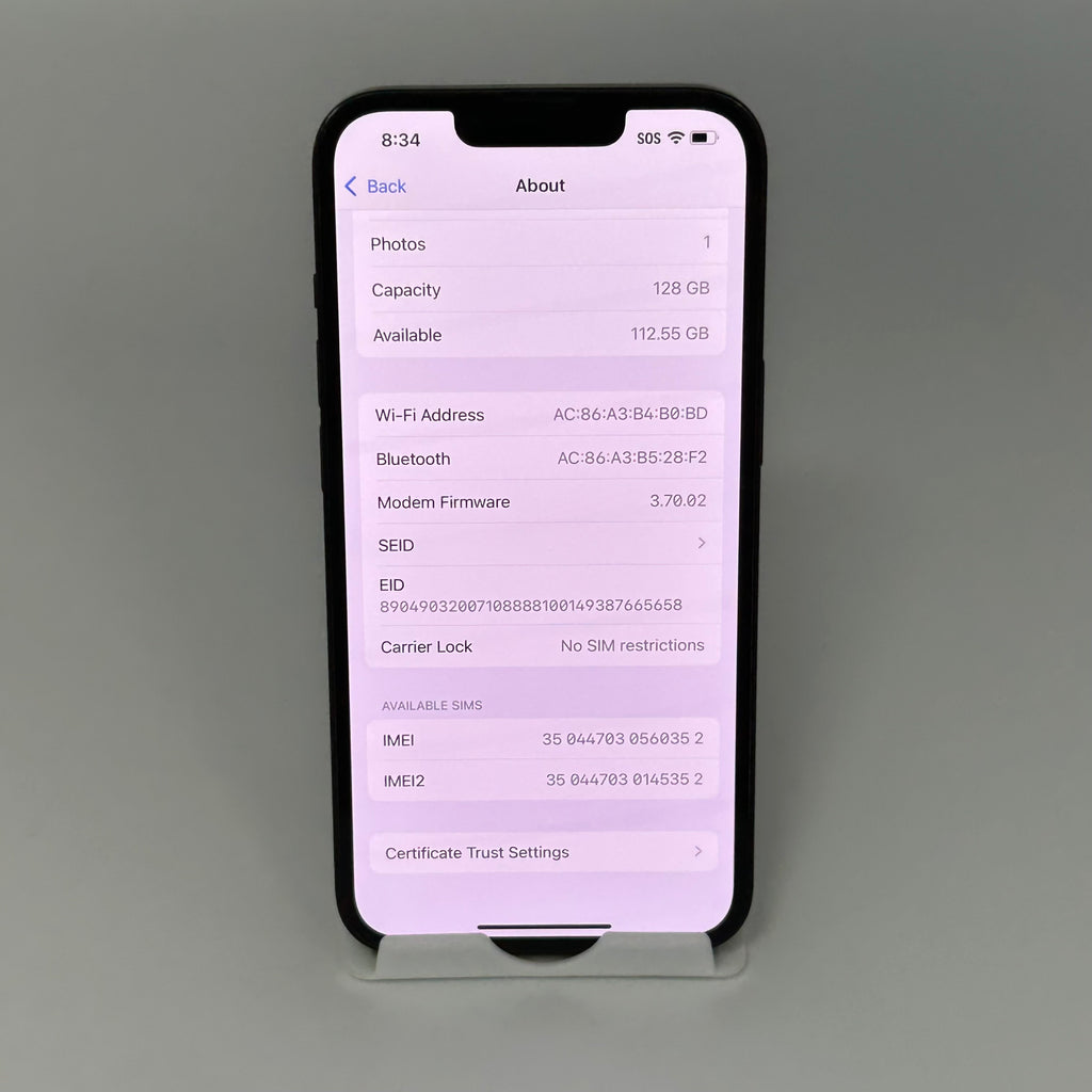Unlocked Apple iPhone 14 128GB MPUN3LL/A 82%BH *READ