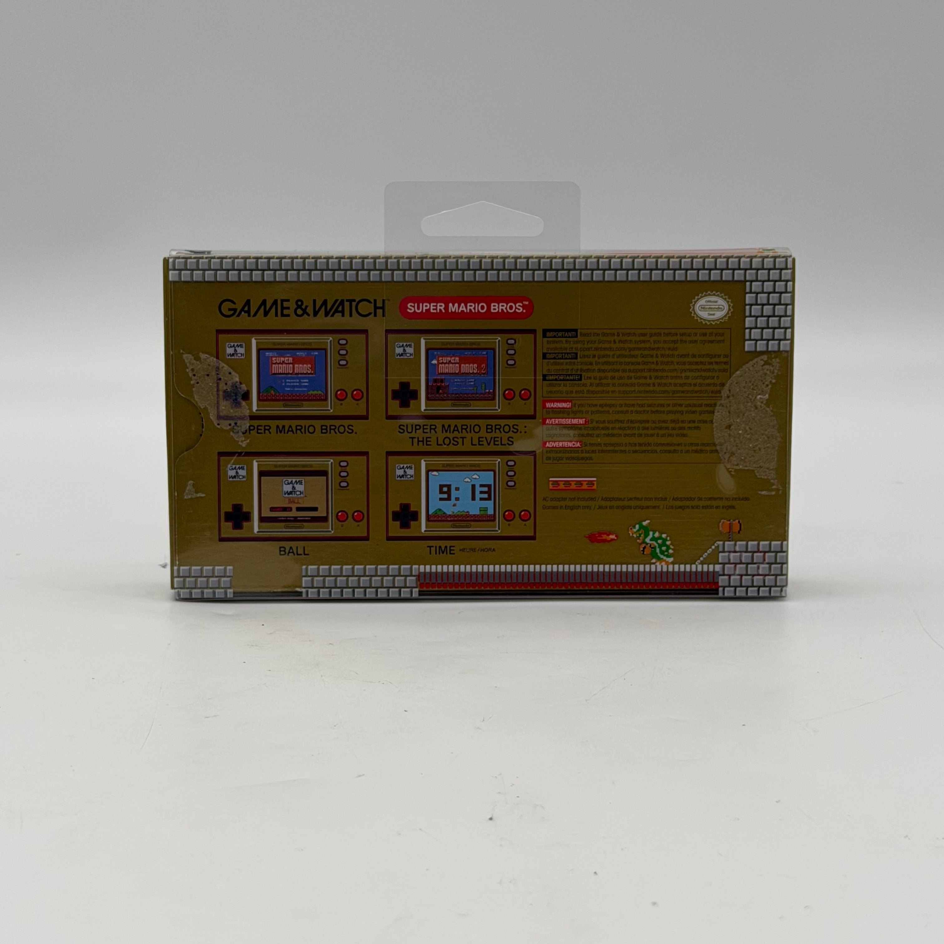 Nintendo Game & Watch Super Mario Bros Color Screen Handheld Console Tested