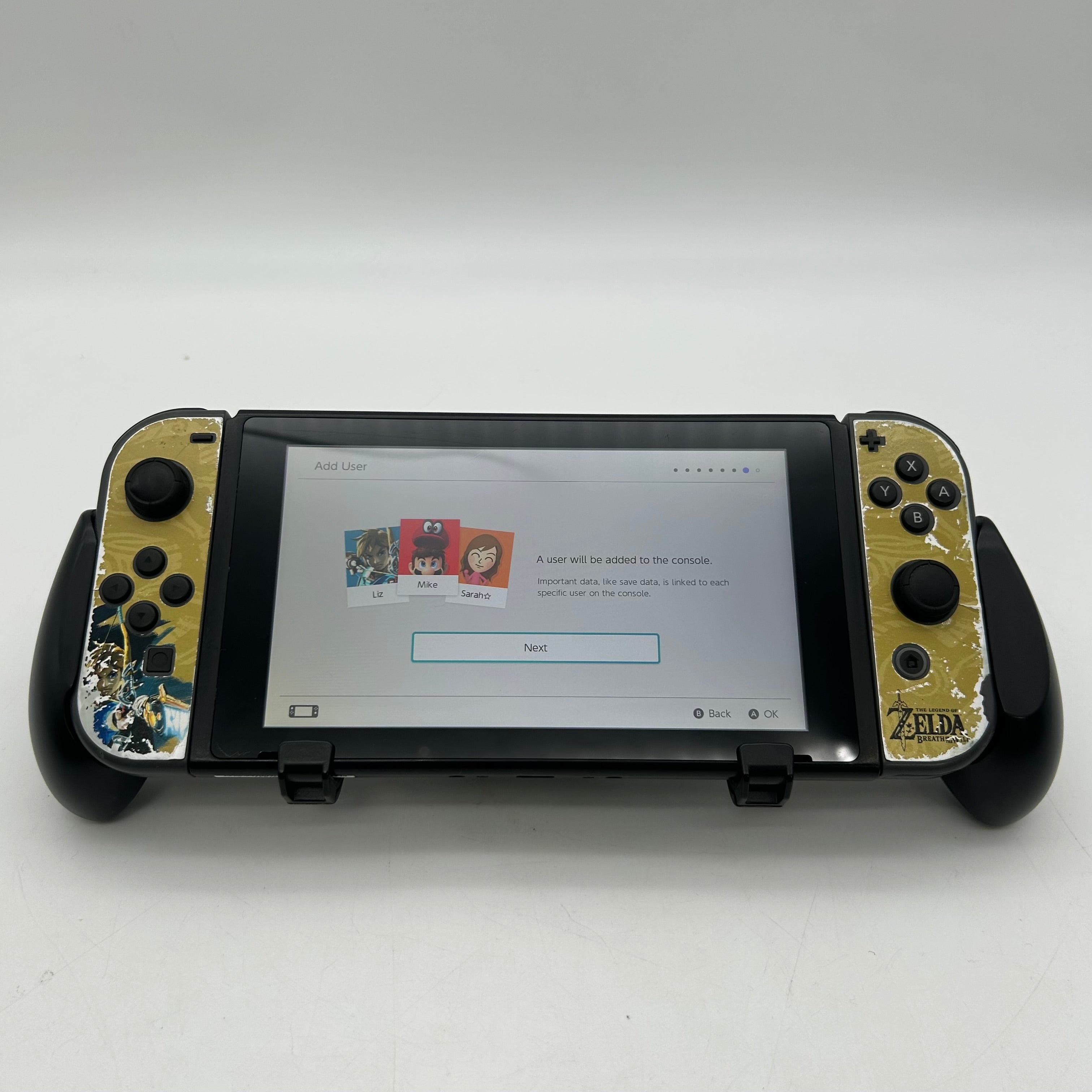 Nintendo Switch HAC-001 32GB Console Bundle: Dock, Joy-Cons, Cables & 1 Game