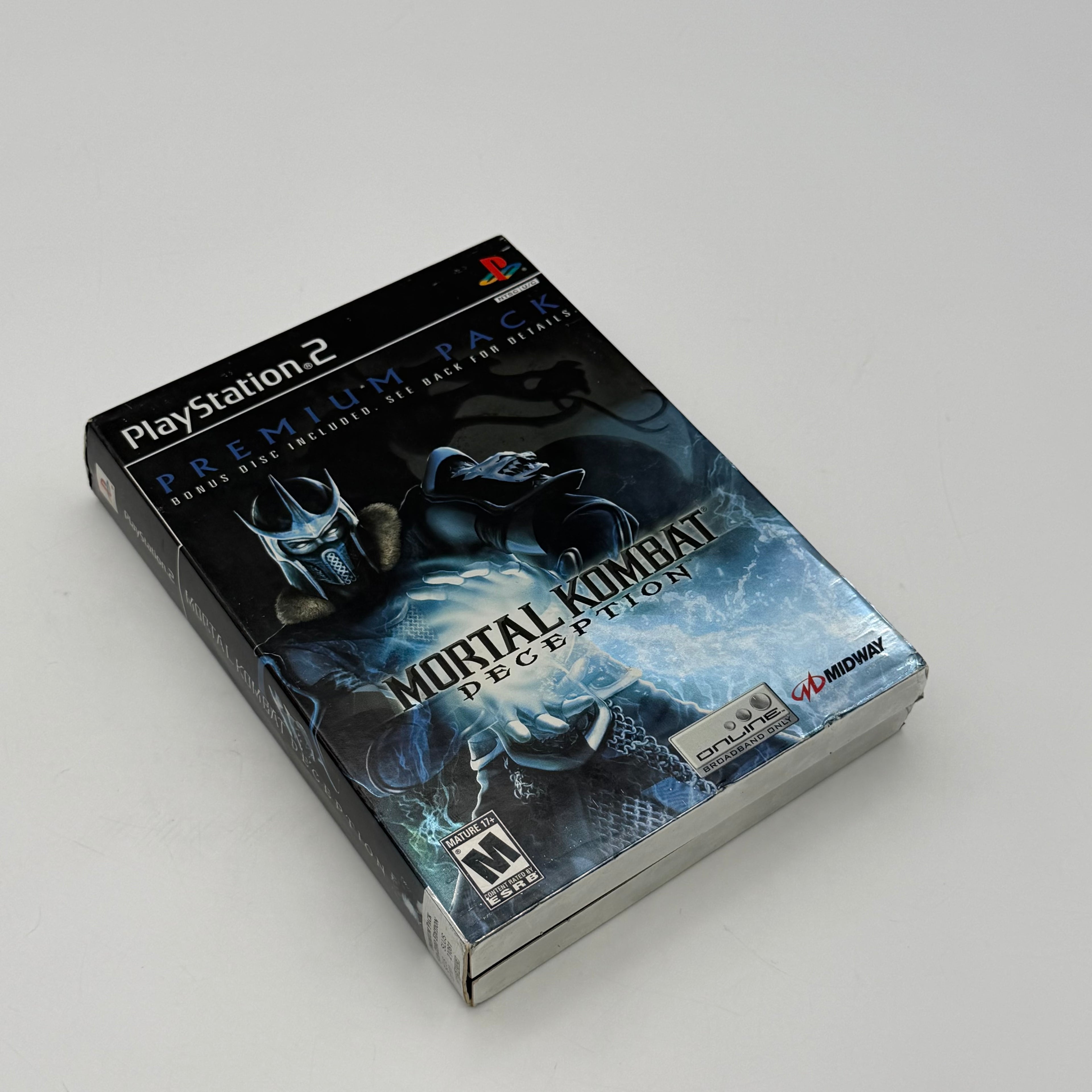 Mortal Kombat Deception Premium Pack (PlayStation 2, PS2 2004) CIB W/ Metal Card