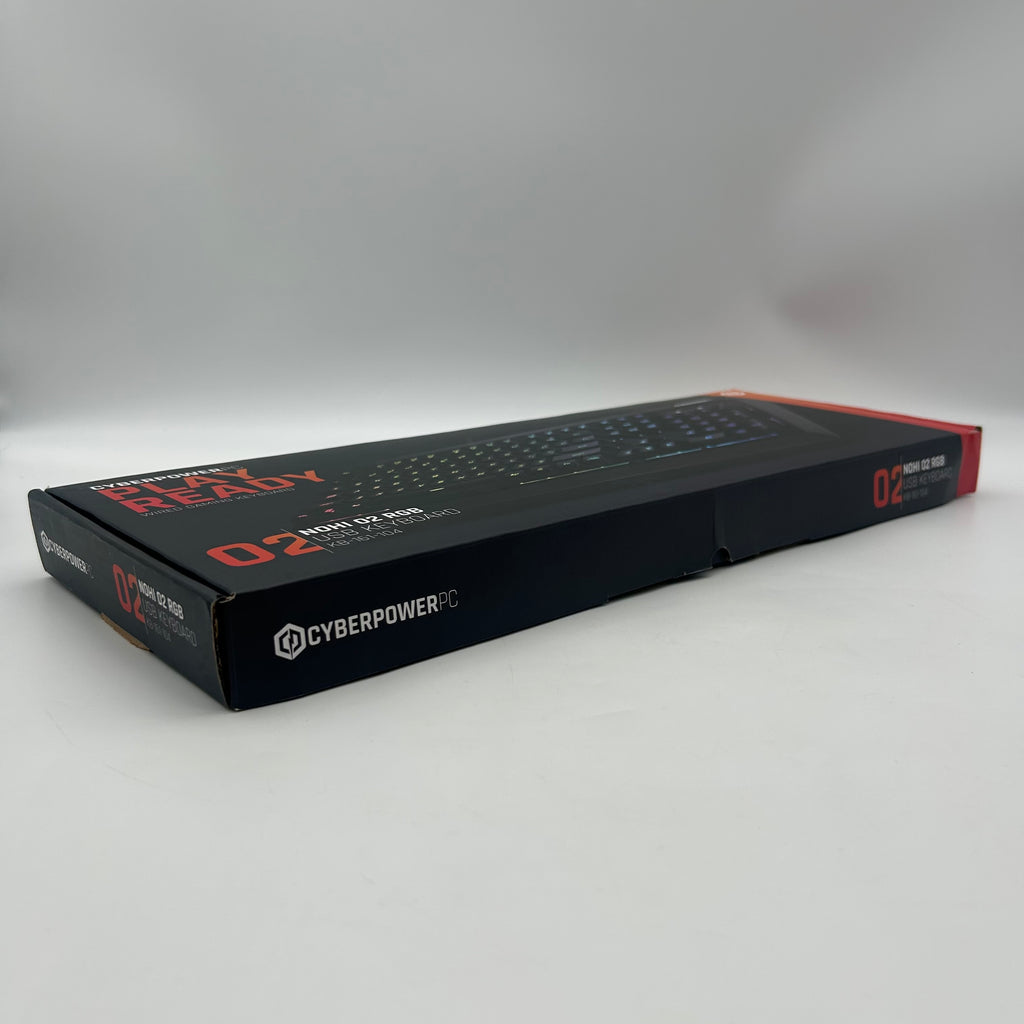 CyberPowerPC NOHI 02 Wired USB Gaming Keyboard + Elite M1-131 Mouse Black