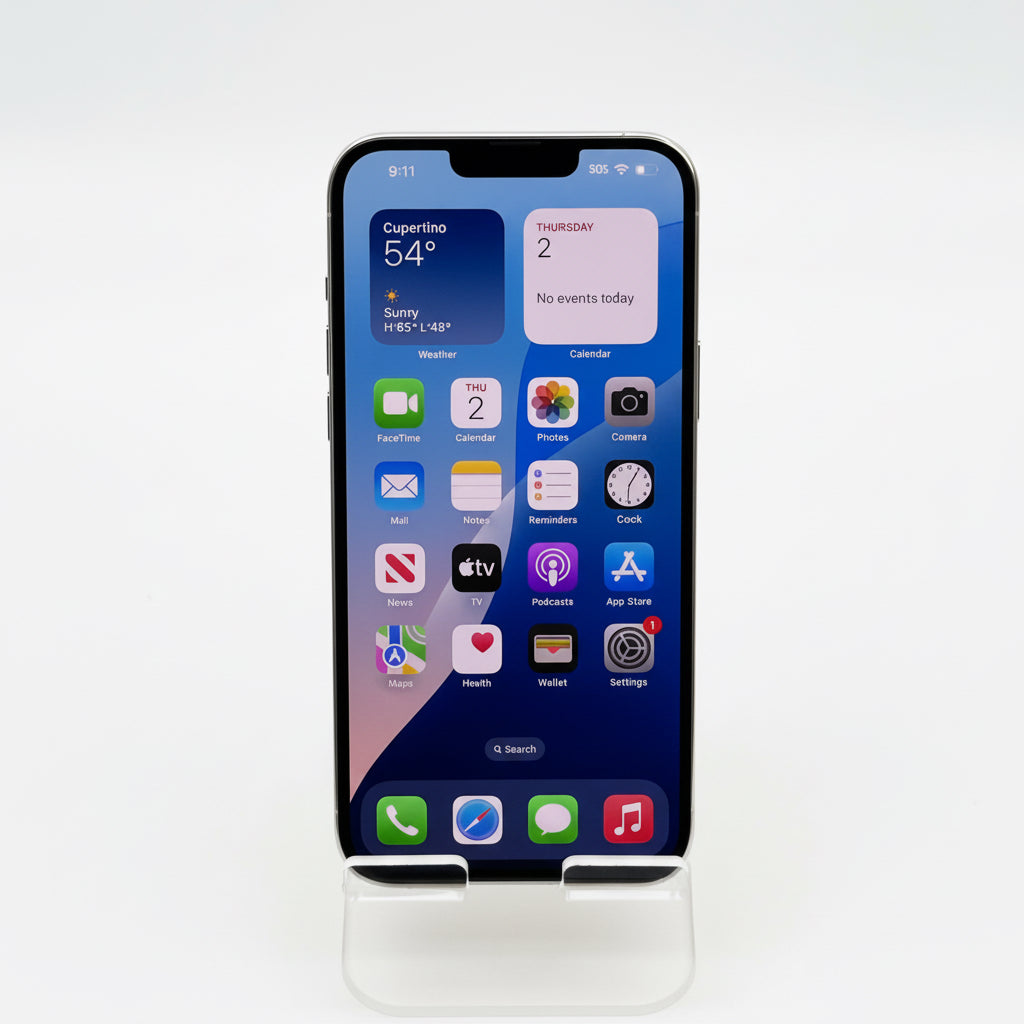 AT&T Apple iPhone 13 Pro Max 1TB Silver  84% BH A2484 MLEY3LL/A iOS 18.7.7