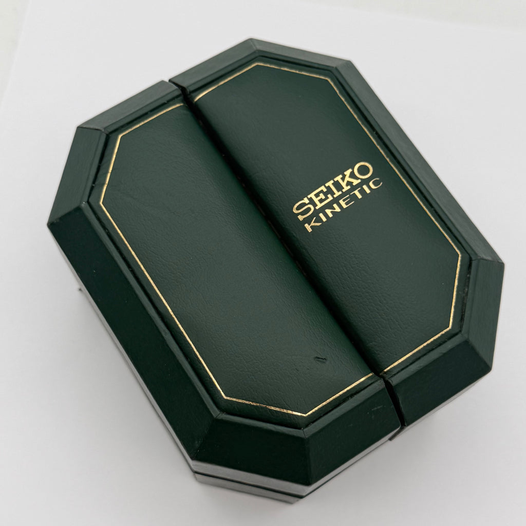 Men’s Seiko Vintage Kinetic Sport Gold Watch SKH228 - New open box