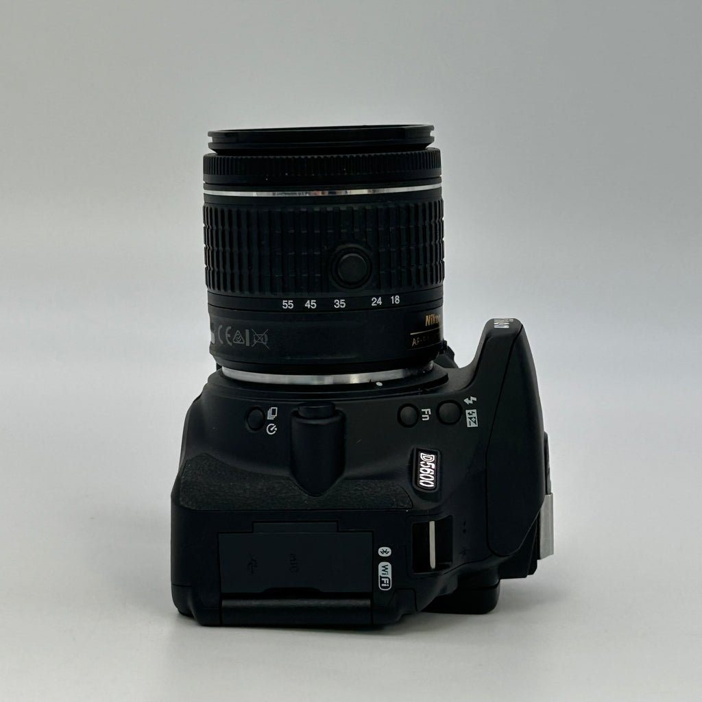 Nikon D5600 Digital SLR Camera With AF-P DX NIKKOR 18-55mm f/3.5-5.6G VR Lens