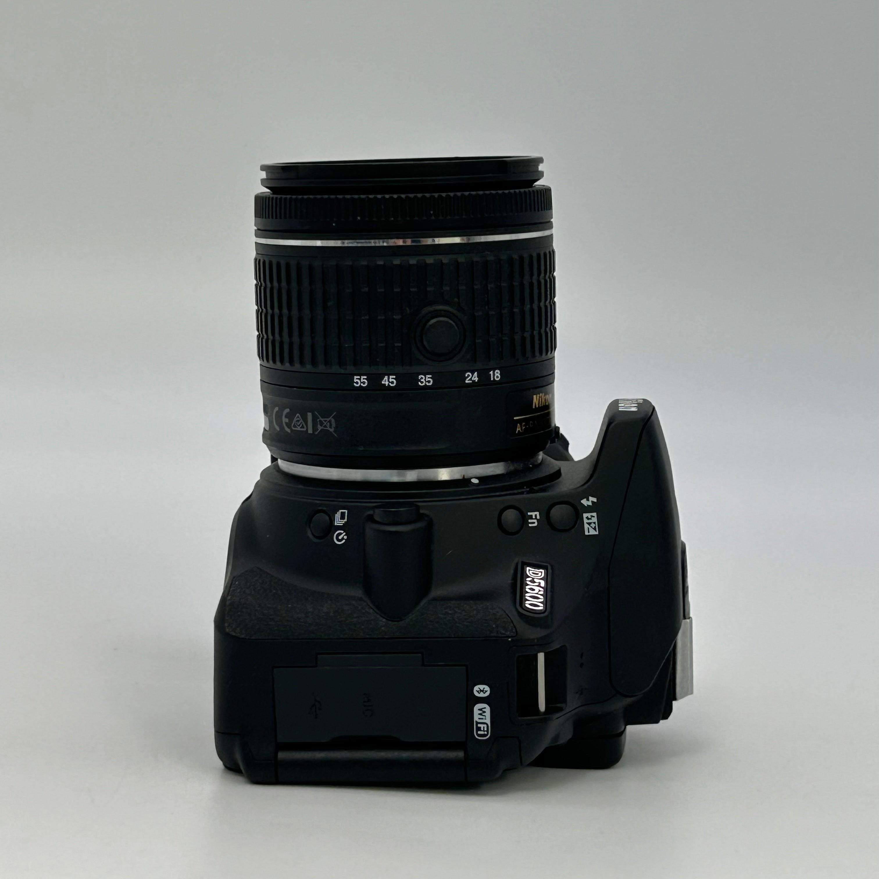 Nikon D5600 Digital SLR Camera With AF-P DX NIKKOR 18-55mm f/3.5-5.6G VR Lens