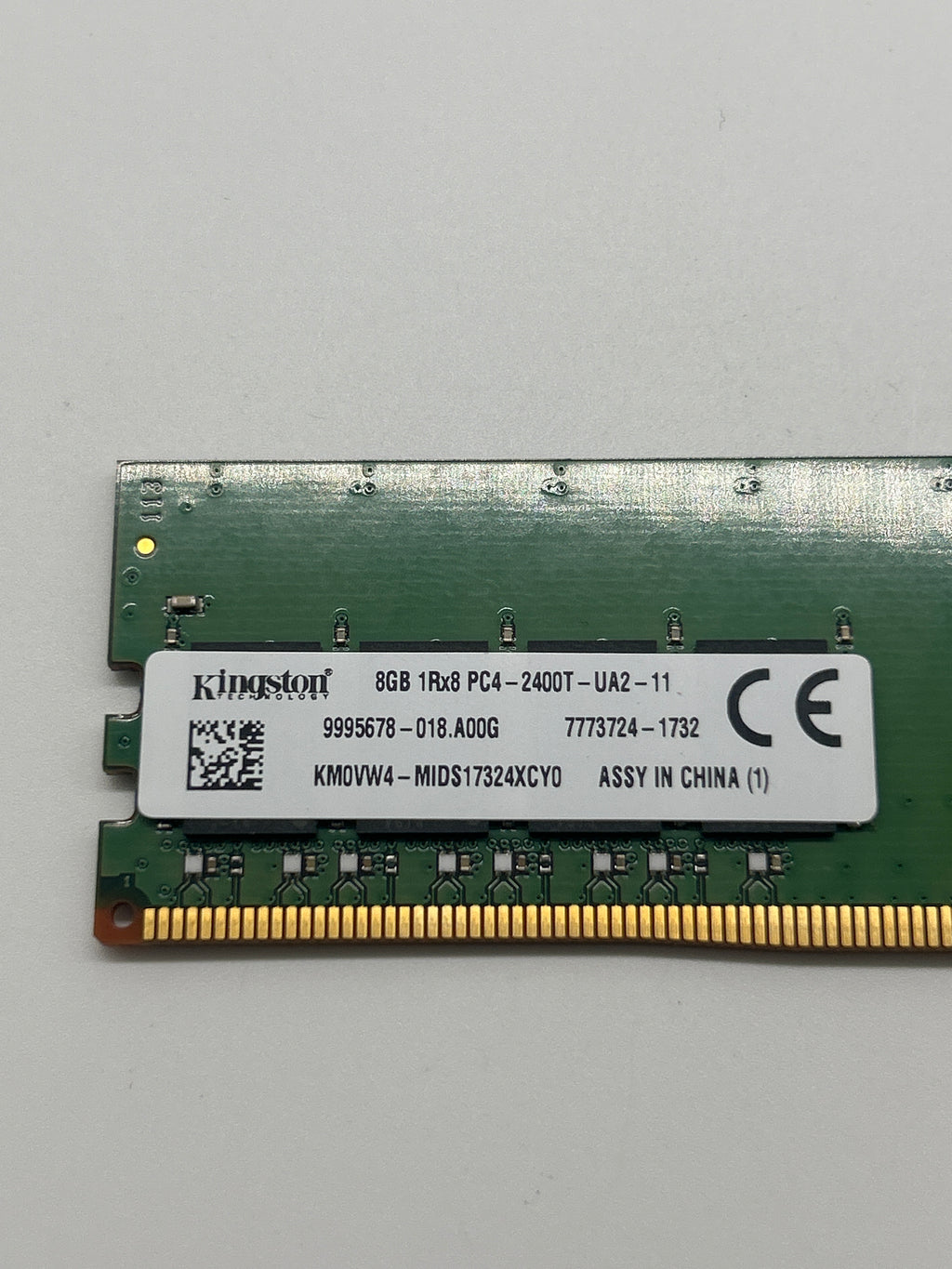 Kingston 8GB DDR4 Green Memory Module