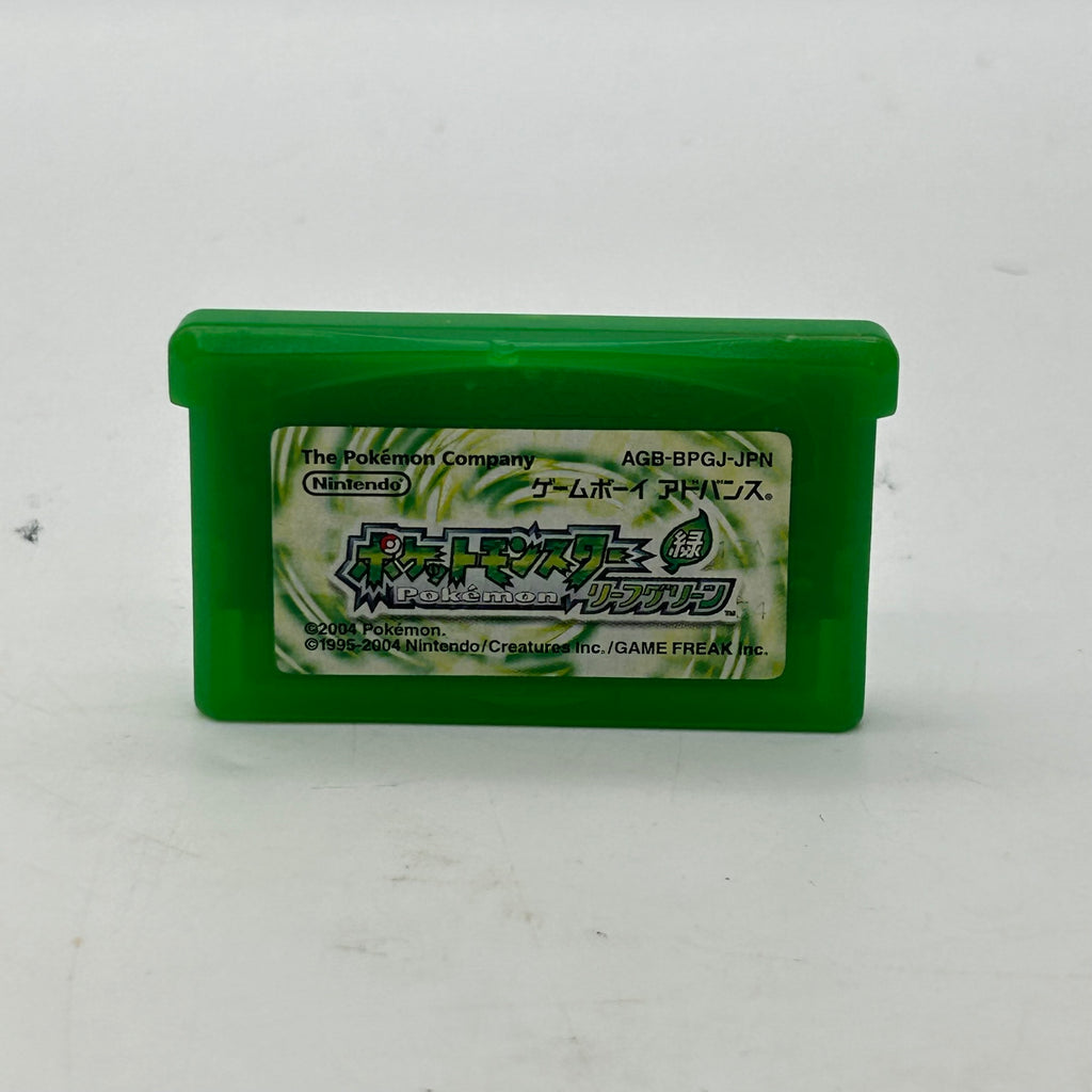 Pokemon Leaf Green Version Gameboy Advance Japanese Game GBA Cartridge