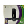 Microsoft Xbox 360 S 1439 Black Console Bundle with Kinect, Controller, Box & 5 Games