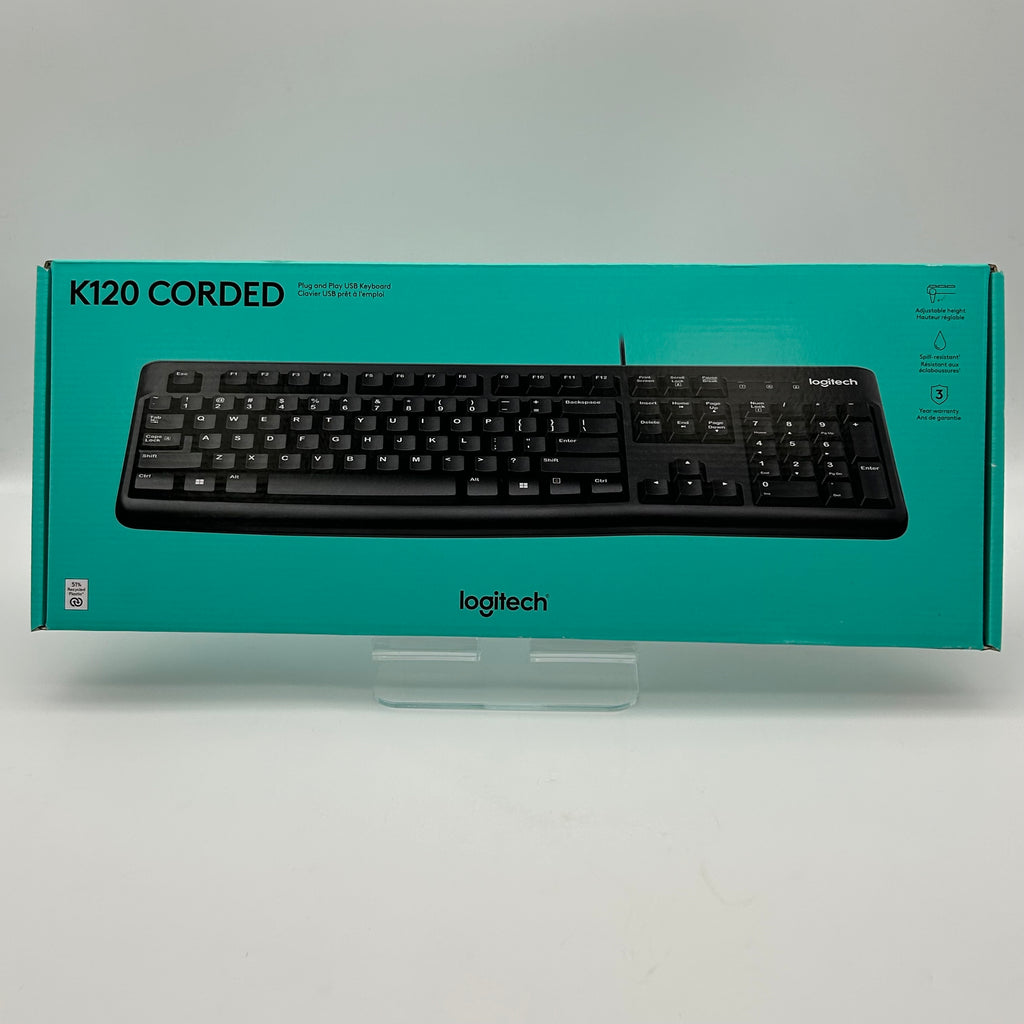 Logitech K120 Black Keyboard - New In Box