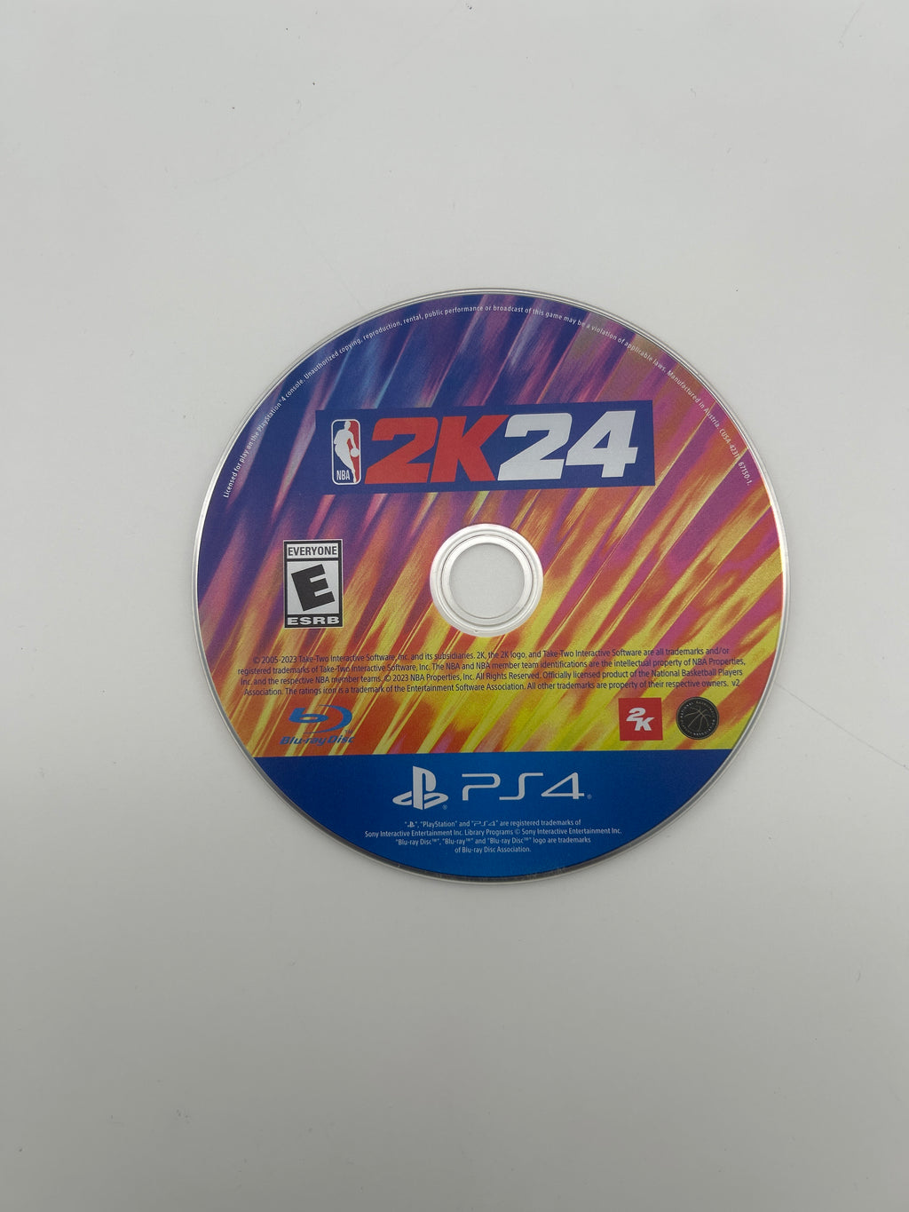 Playstation 4 NBA 2K24 Video Game Purple CD only - Used