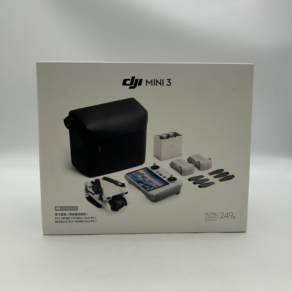 DJI Mini 3 Drone Fly More Combo W/RC Remote 4K HDR