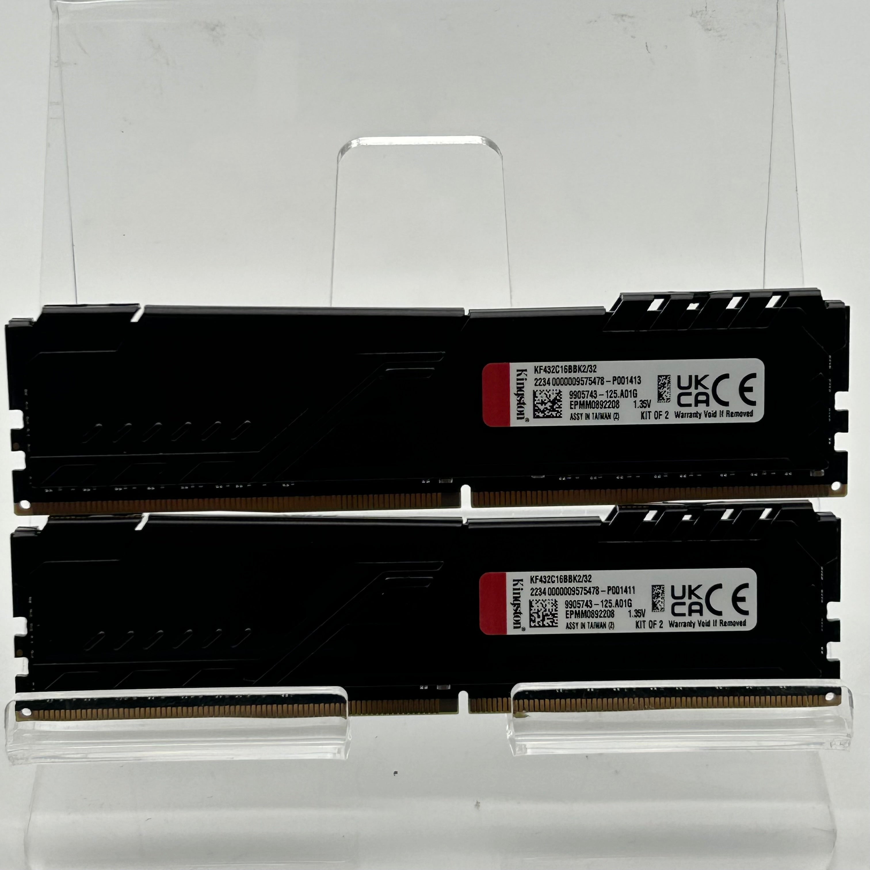 Kingston Fury Beast 32GB (2x16GB) DDR4 3200MHz RAM Kit KF426C16BB1K2/32