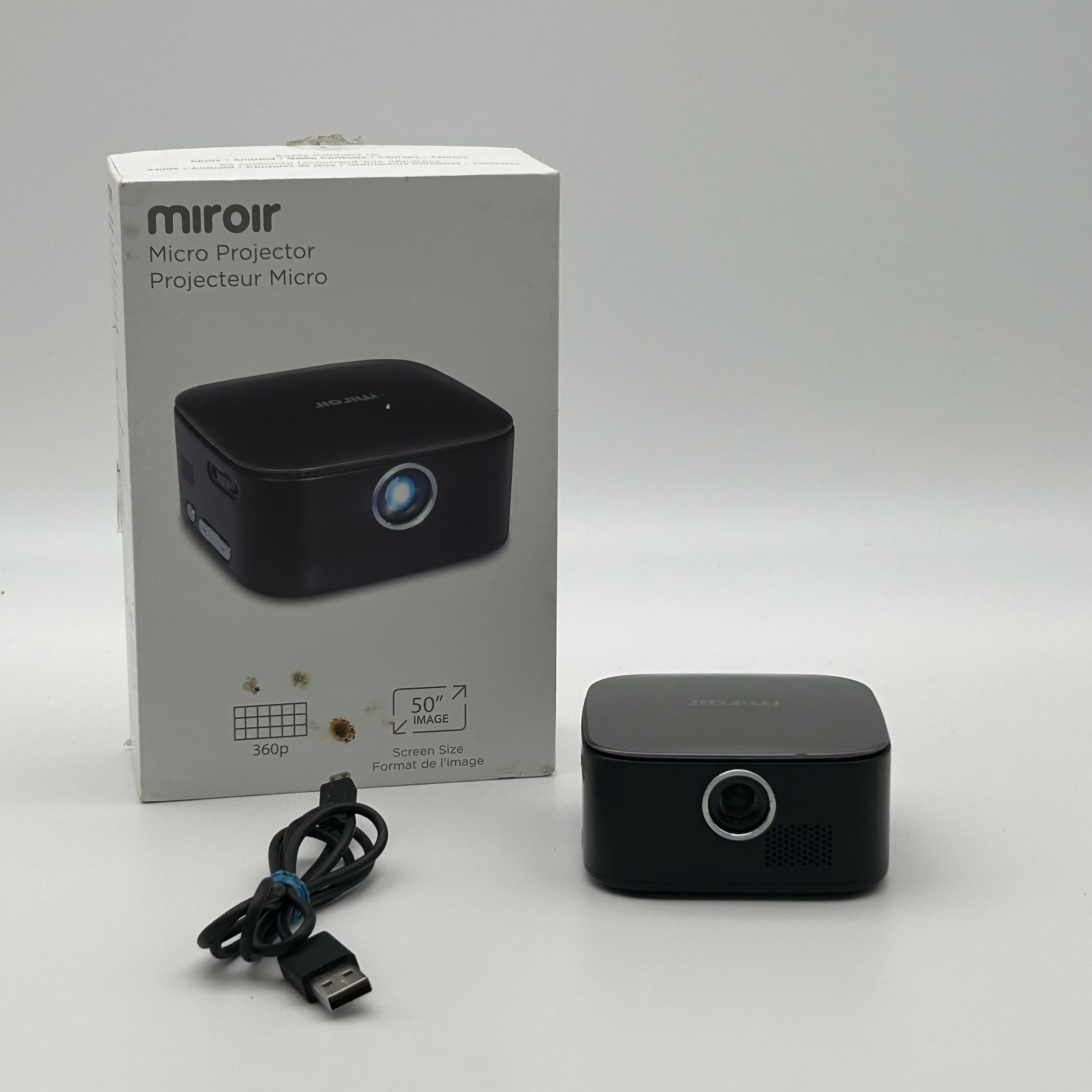 Miroir Micro M75 Projector Silver Clear Projection Quality - Used
