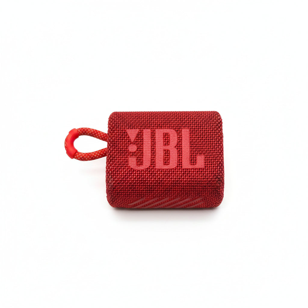 JBL - GO3 Portable Waterproof Wireless Speaker - Red