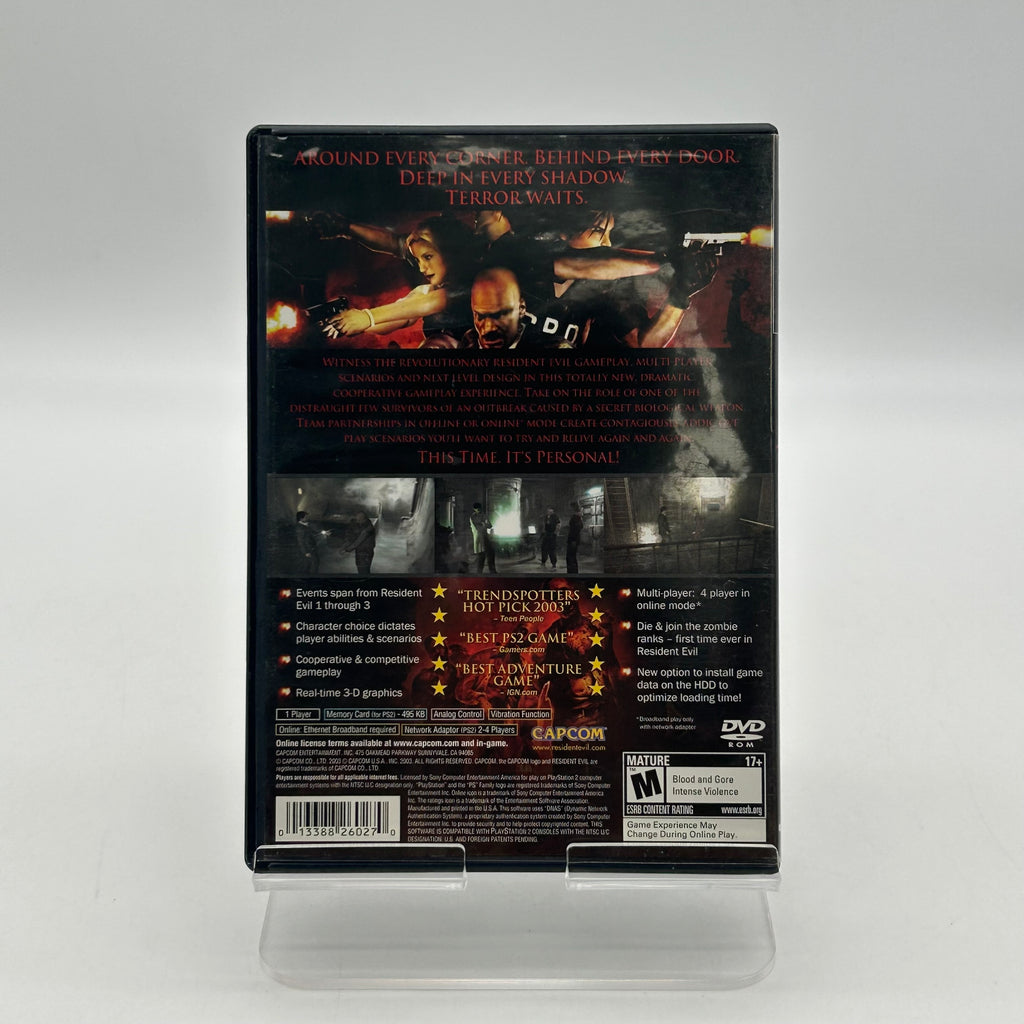 Resident Evil Outbreak for Playstation 2 w/ Manual and Case