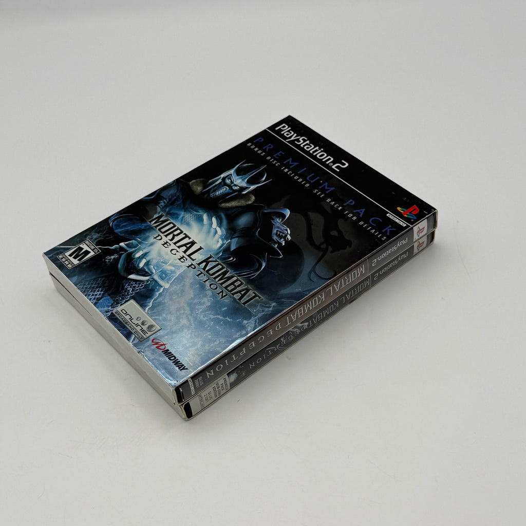 Mortal Kombat Deception Premium Pack (PlayStation 2, PS2 2004) CIB W/ Metal Card