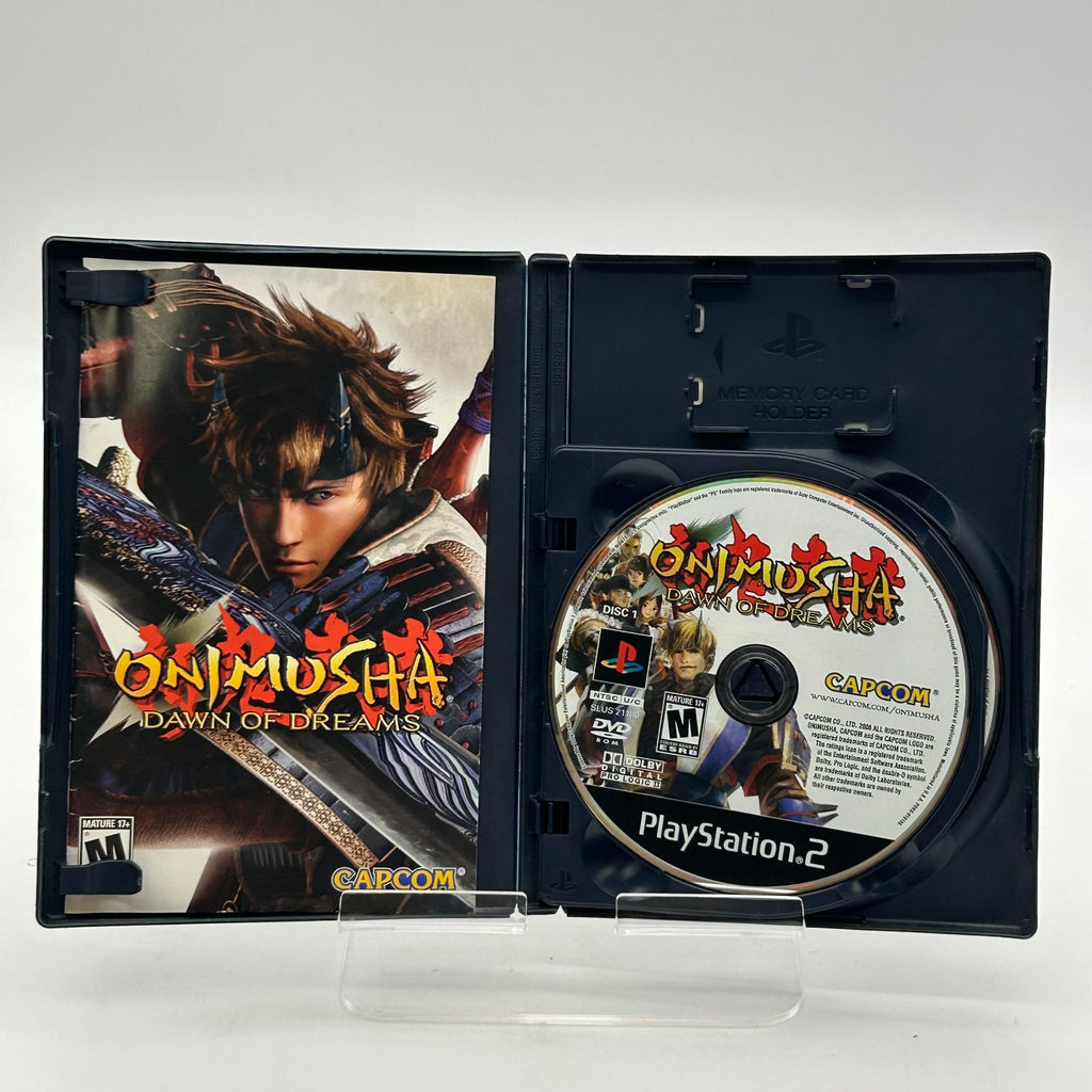 Onimusha: Dawn of Dreams PlayStation 2 PS2 - Disc Case Manual Inserts