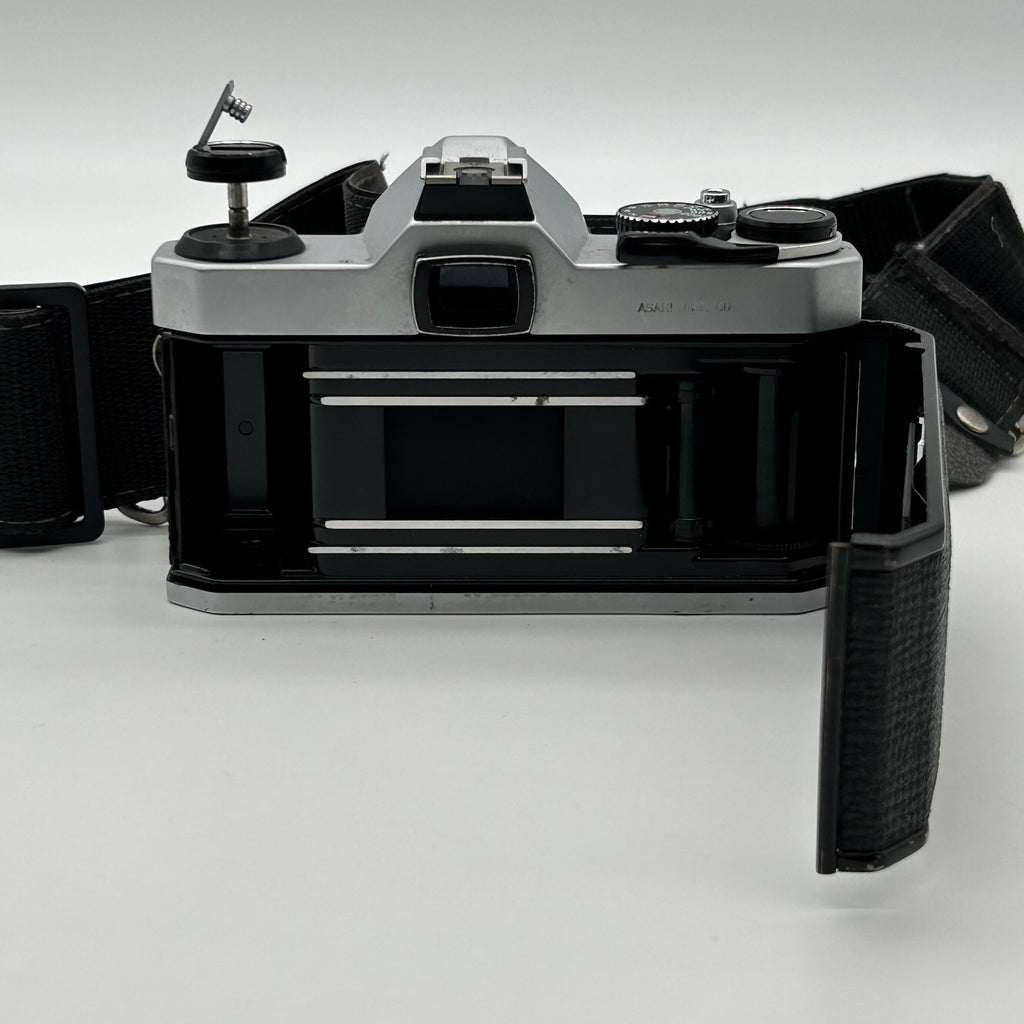 Asahi Pentax K-1000 SE 35mm SLR Film Camera w/ 28mm 1:2 Lens & Strap - Untested