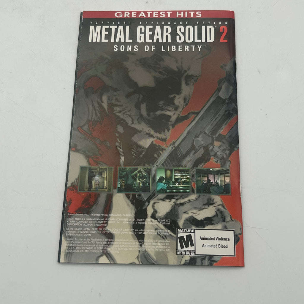 Silent Hill 2 (PlayStation 2, 2001) PS2 w/ Manual and Case