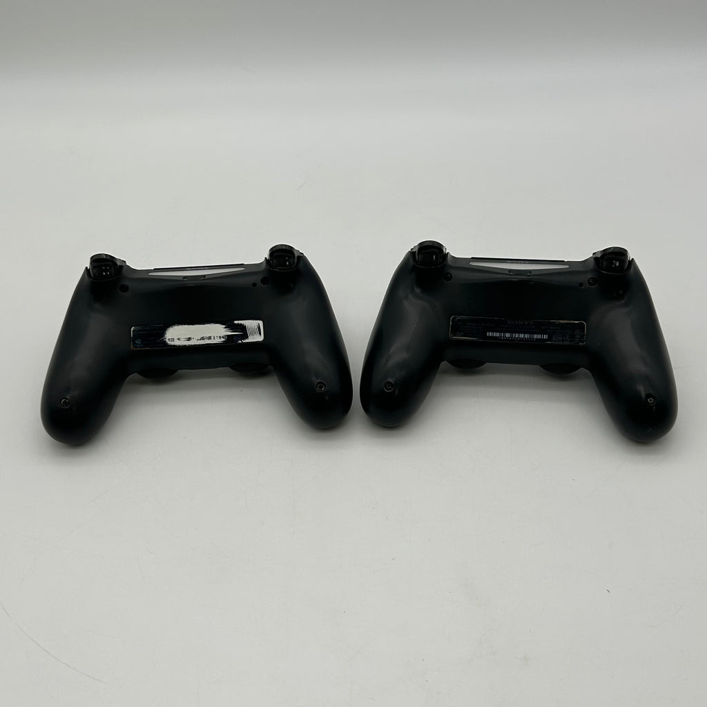 Sony PS4 Slim 1TB Console Black Bundle + 3 Games & 2 Controllers - Tested (Drift)