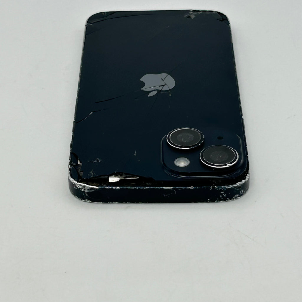 Apple iPhone 14 128GB Unlocked - Back/Front Screen Cracked - Service Battery