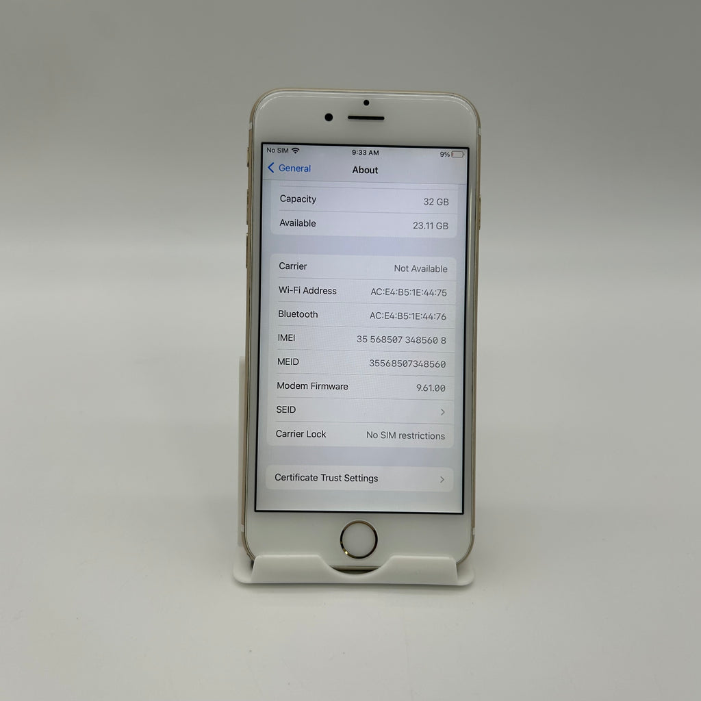 Apple iPhone 6s 32GB Rose Gold Unlocked 60%BH