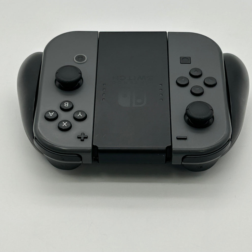 Official Nintendo Switch Gray Joy-Con Pair Controllers with JoyCon Grip