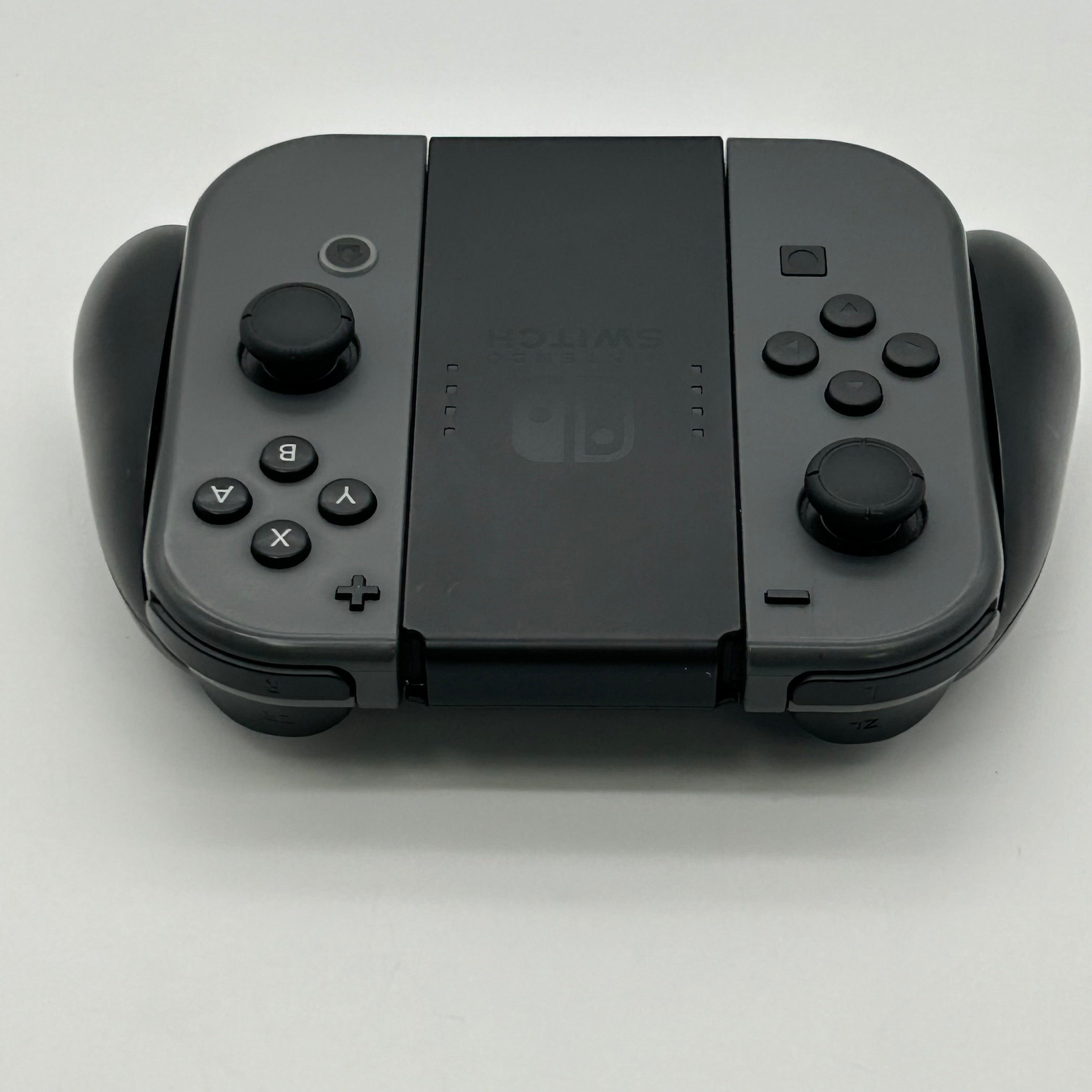 Official Nintendo Switch Gray Joy-Con Pair Controllers with JoyCon Grip