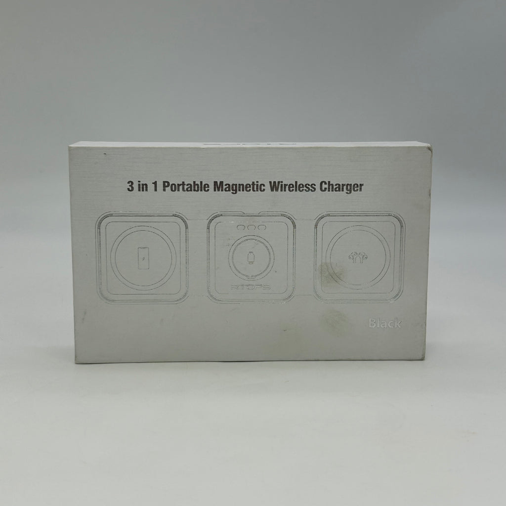 Wireless Charger 3 in 1,RTOPS Magnetic Travel Wireless Charging Station