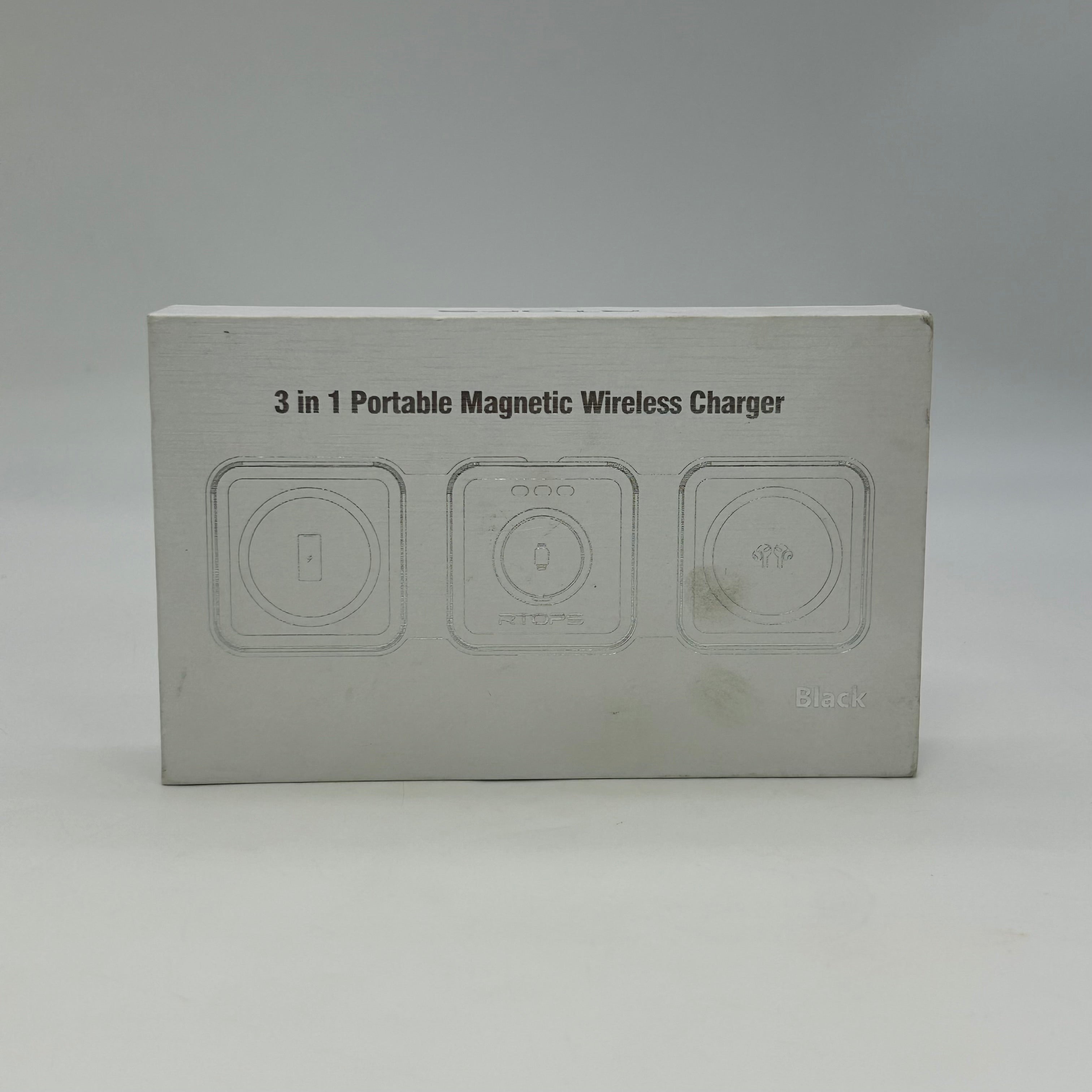 Wireless Charger 3 in 1,RTOPS Magnetic Travel Wireless Charging Station