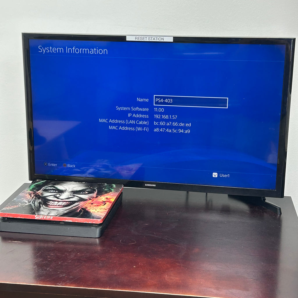Sony PlayStation 4 PS4 Slim 500GB CUH-2015A Black Console Only - Tested Works