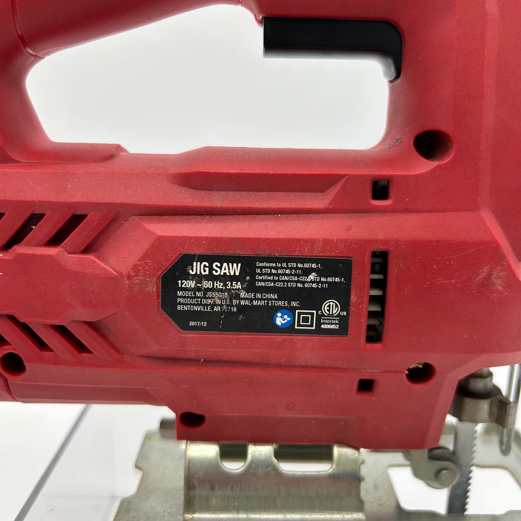 Hyper Tough 3.5-Amp Jigsaw. 120 V ~ 60 Hz Model# JS55G1B