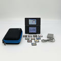 Nintendo DS Lite (USG-001) Red Console Bundle with Charger & 10 Games *Tested Working