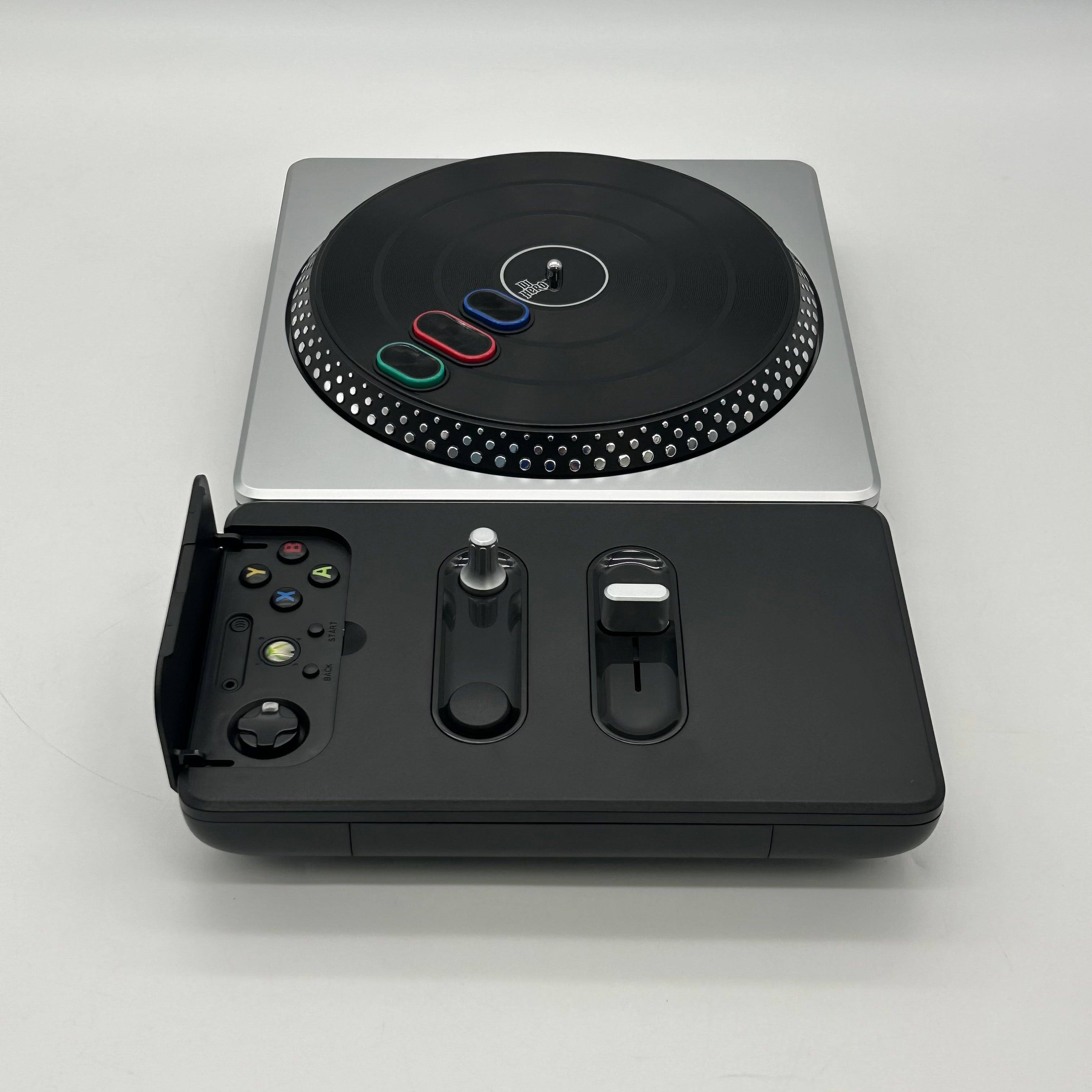 Xbox 360 DJ Hero 2 Wireless Turntable Controller w/ Box - UNTESTED NO DONGLE