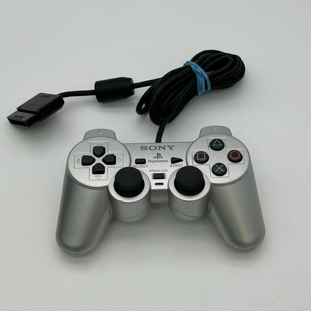 Sony PlayStation 2 Fat (SCPH-39001) Black w/ 2 Controllers And Cables TESTED