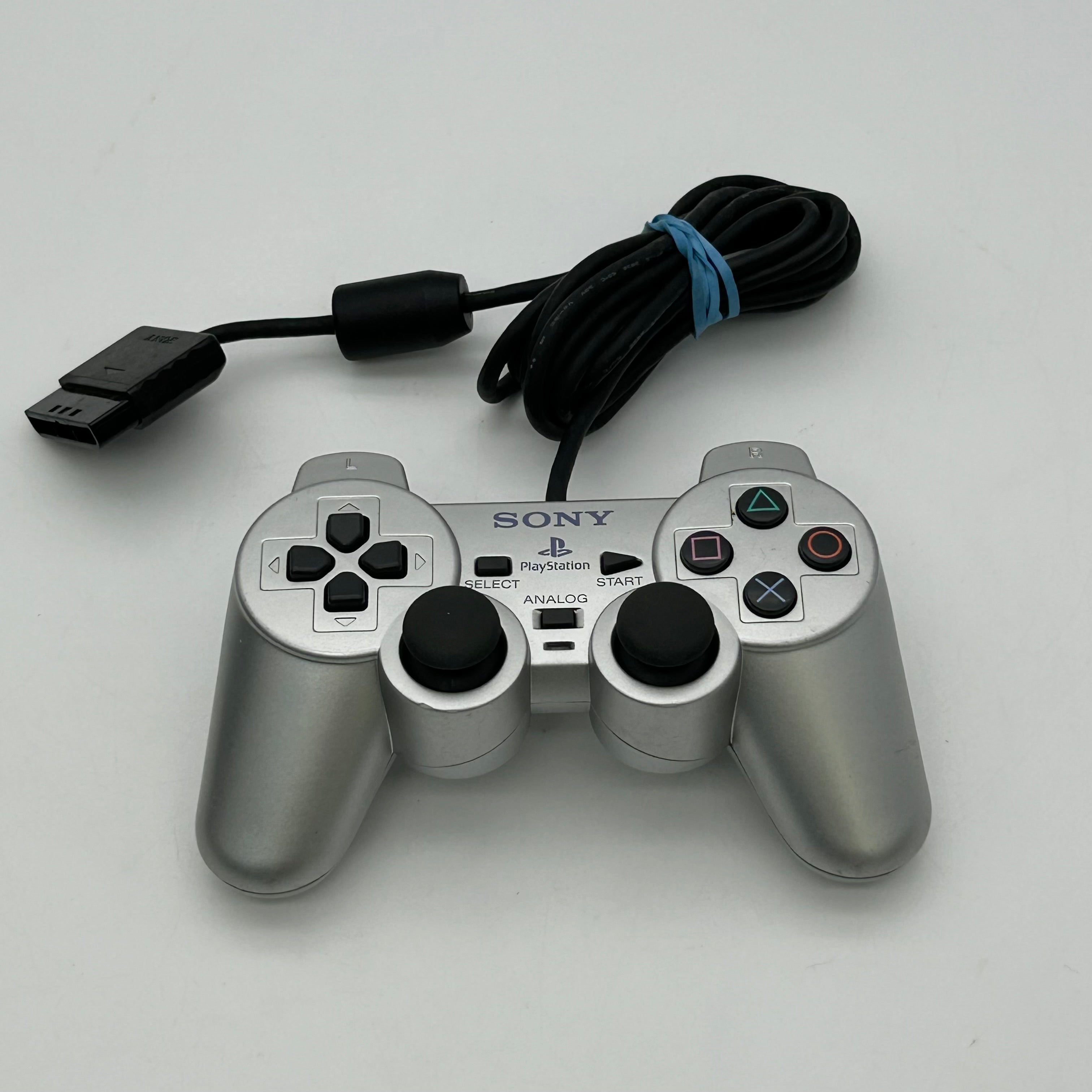 Sony PlayStation 2 Fat (SCPH-39001) Black w/ 2 Controllers And Cables TESTED