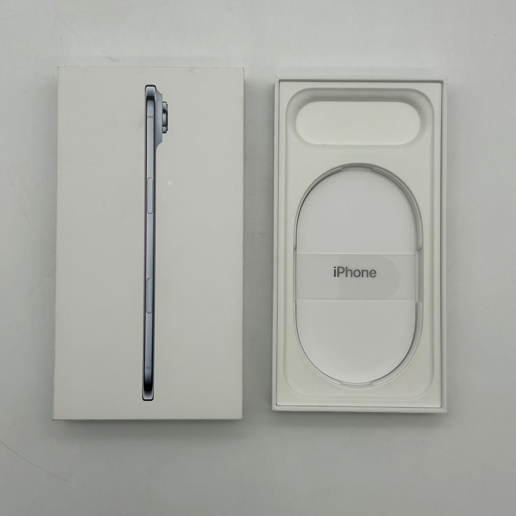 Apple iPhone 17 Air - 256GB - Sky Blue (Unlocked) A3260 Mint 100% BH 8 Cycle