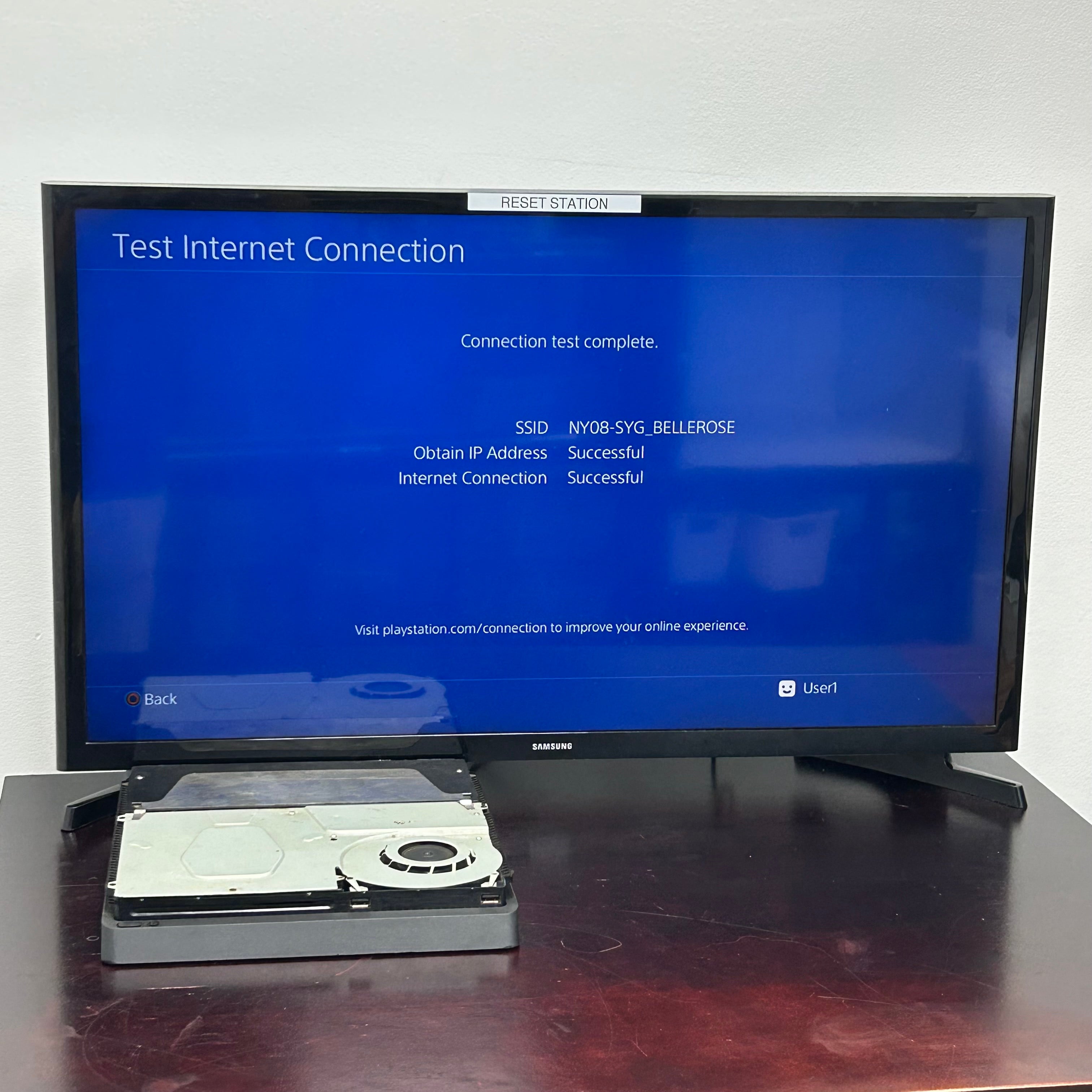 Sony PlayStation 4 PS4 Slim CUH-2215B 1TB Console ONLY - WORKING No Top Cover