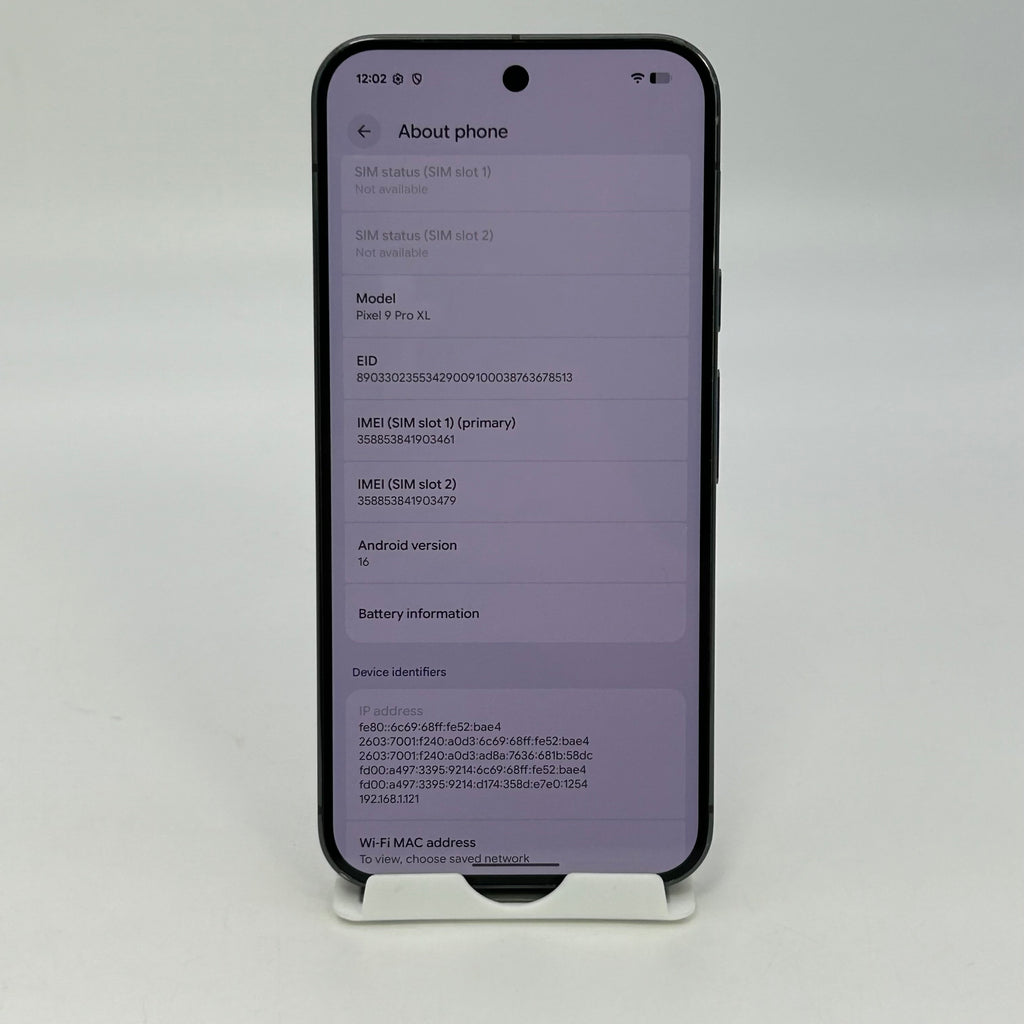 Google Pixel 9 Pro XL 512GB Obsidian Unlocked Fair Condition