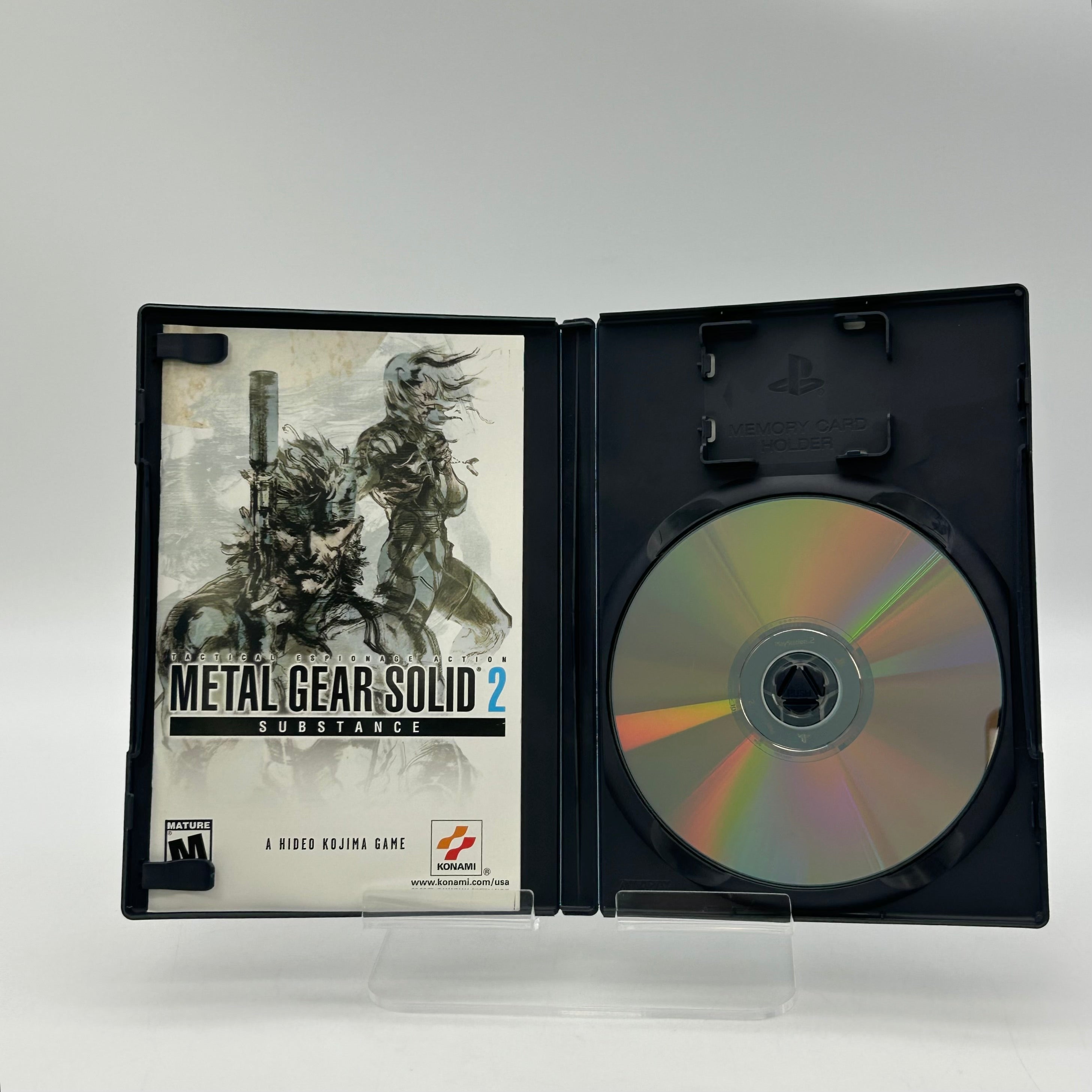 PS2 Metal Gear Solid 2 Substance w/ Manual & Case