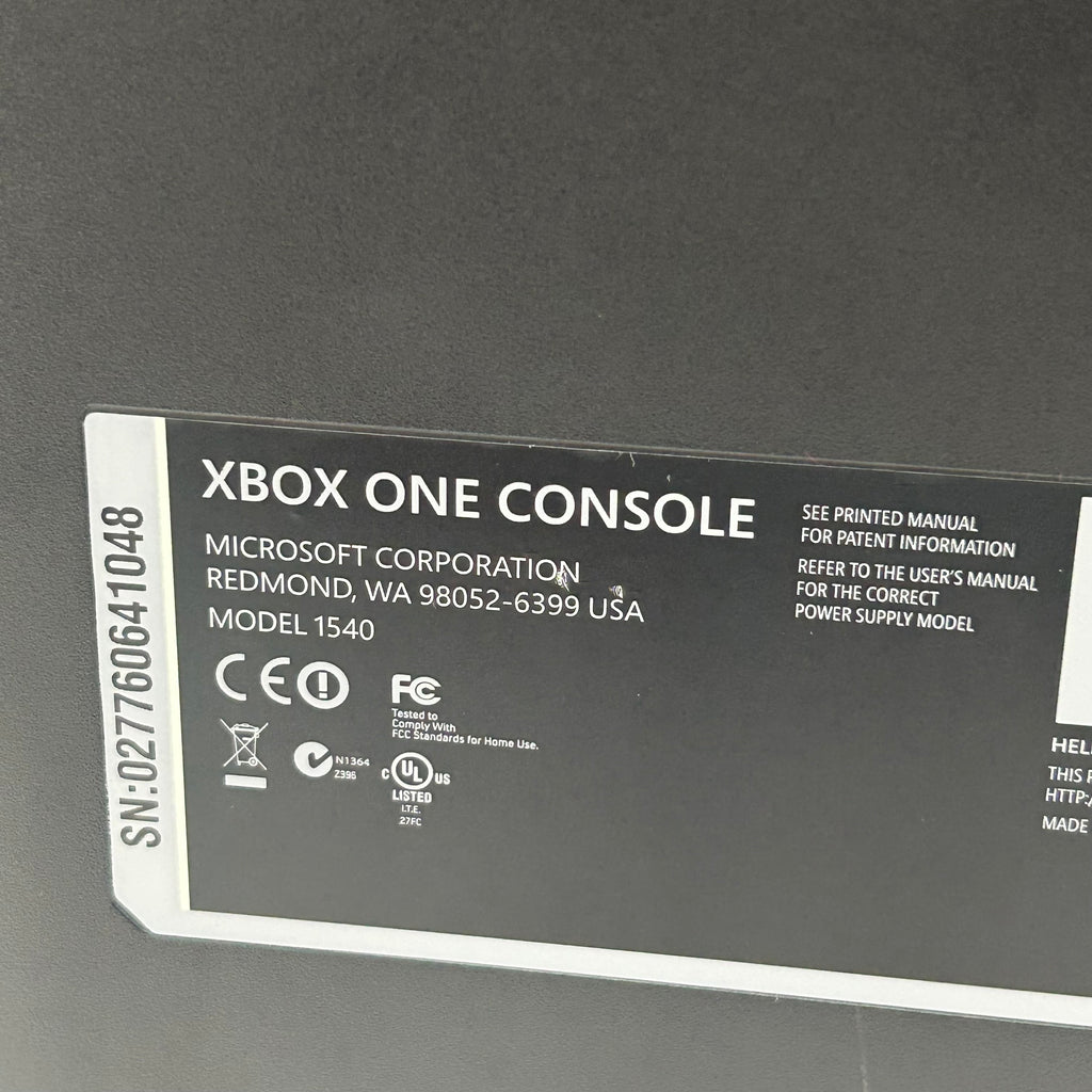 Microsoft Xbox One 365GB Console- Black - Model 1540 - Tested - Used