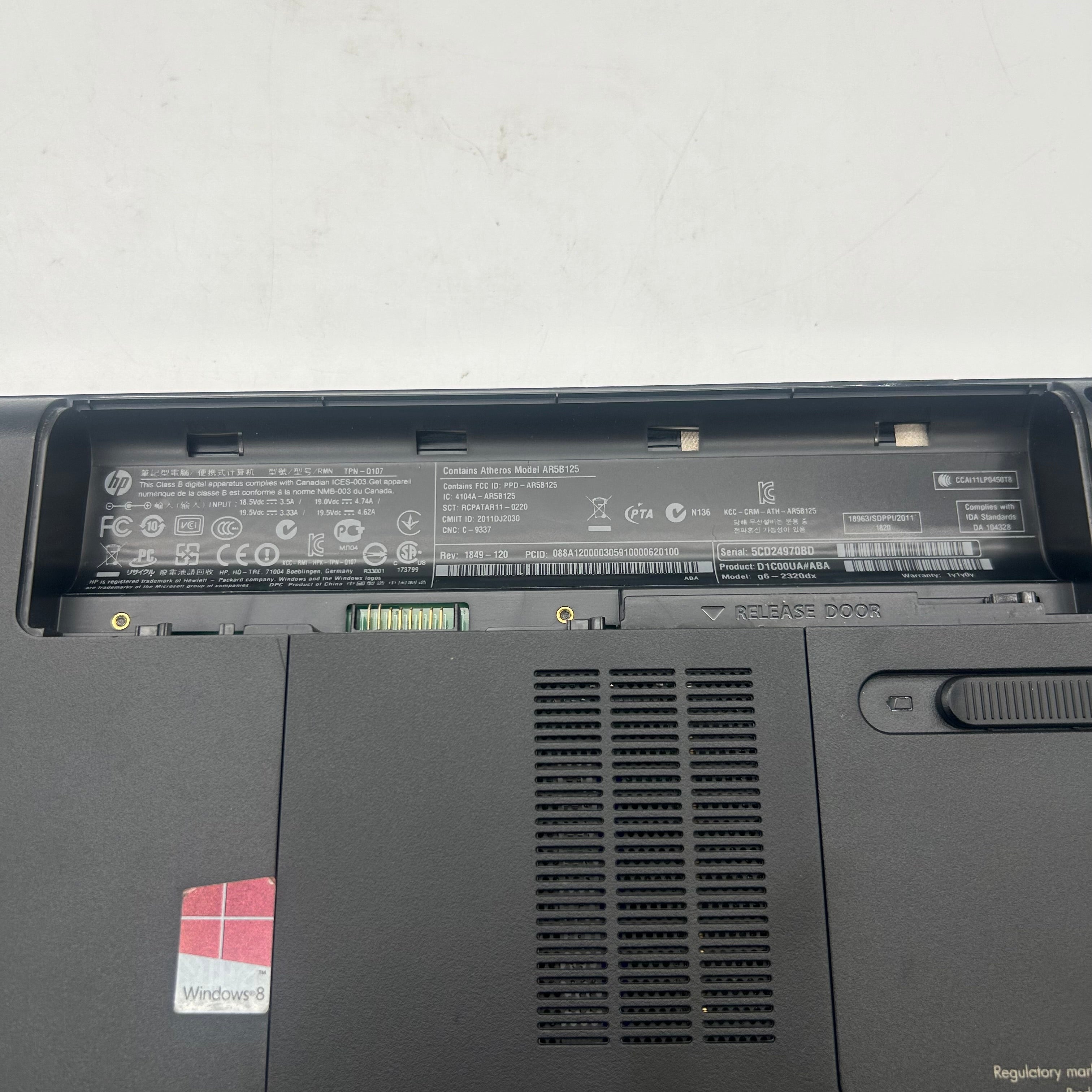 HP Pavilion G6 Laptop 15.6" |AMD A6|4GB RAM|512GB HDD|