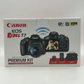 NEW Canon EOS Rebel T7 24.1MP Digital Camera - Black (Kit with 18-55mm and 75-300mmg