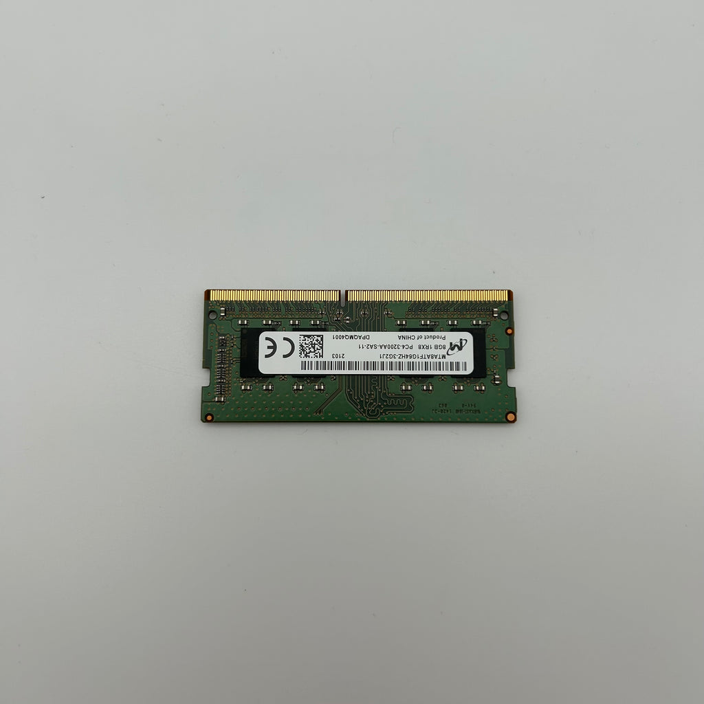 Micron 8GB 1RX8 MTA8ATF1G6HZ DDR3 Memory Module Green - Used