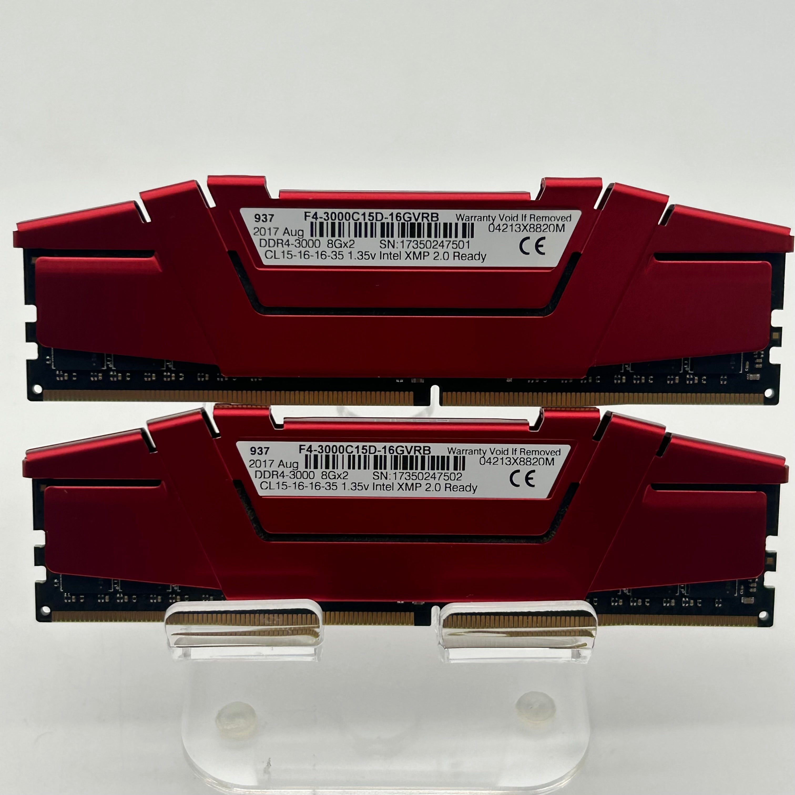 G.SKILL Ripjaws V 16GB (8GBx2) DDR4-3000MHZ