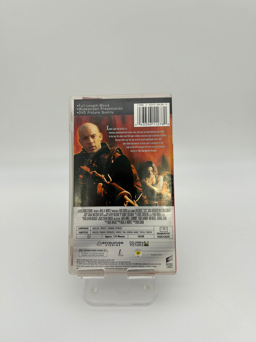Vin Diesel XXX PSP UMD - Used B Clear