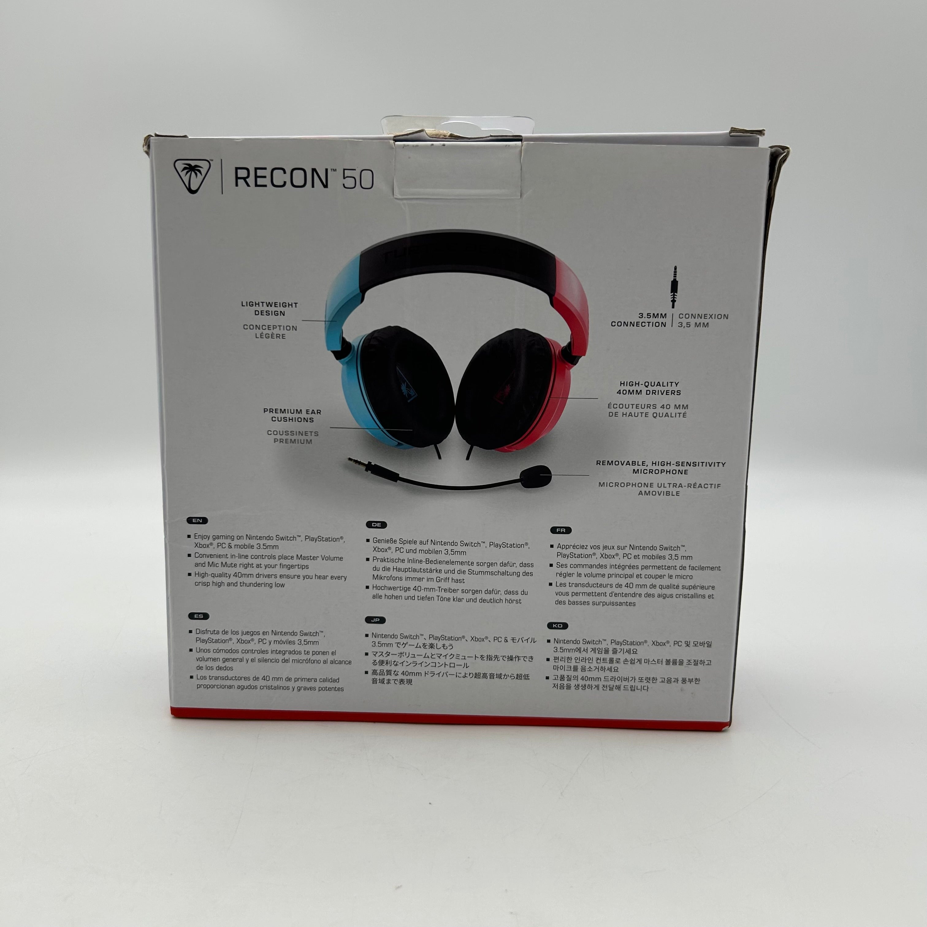 Turtle Beach Recon 50 Wired Gaming Headset For Nintendo Switch - Open Box