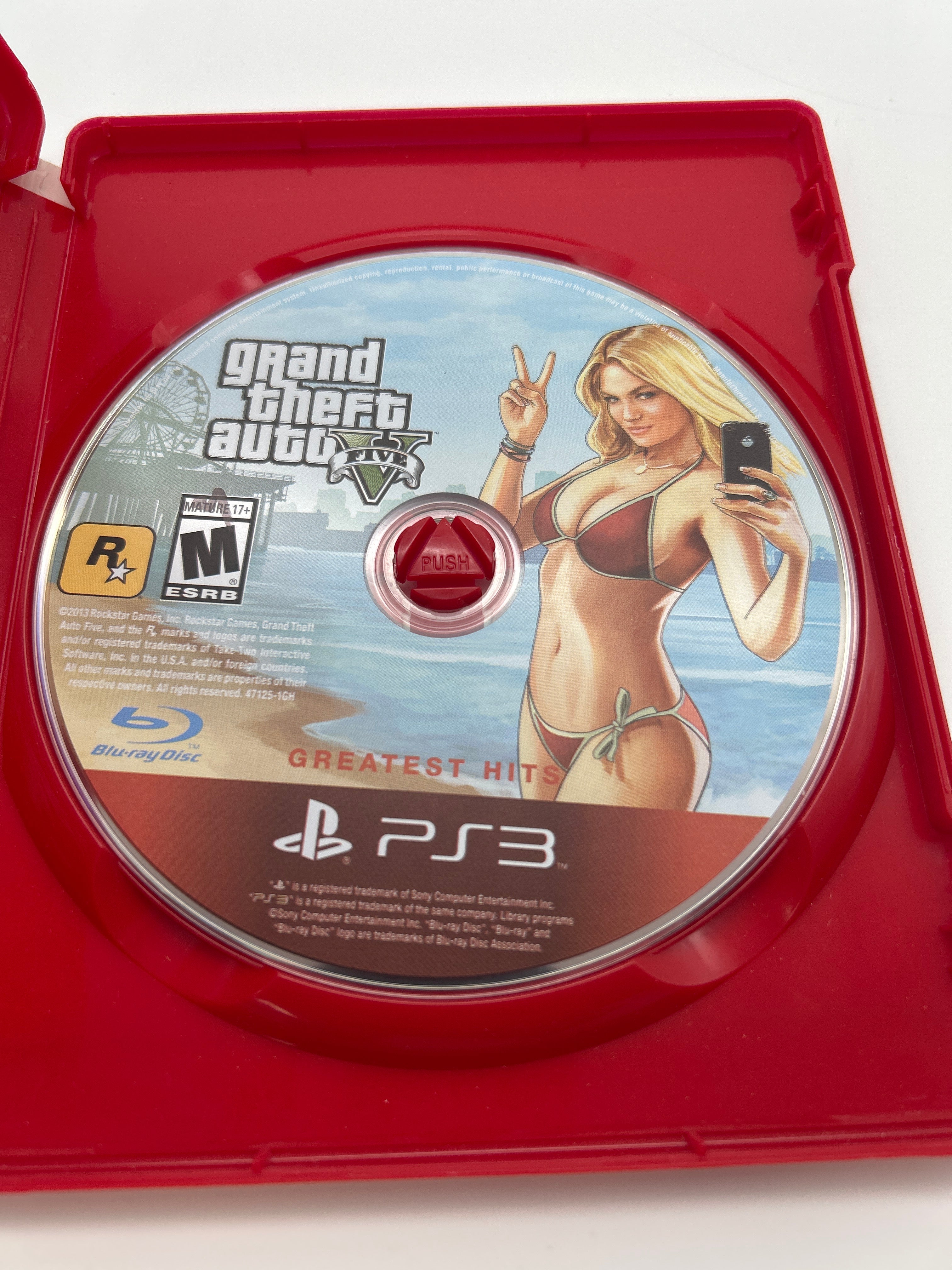 Grand Theft Auto V PlayStation 3 PS3 With Manual and Case - Used
