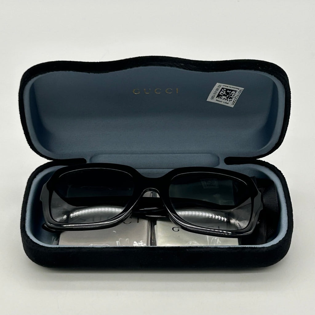 Authentic Gucci GG0036SN 001 Sunglasses Black Grey Gradient 54-22-140 Cat.3