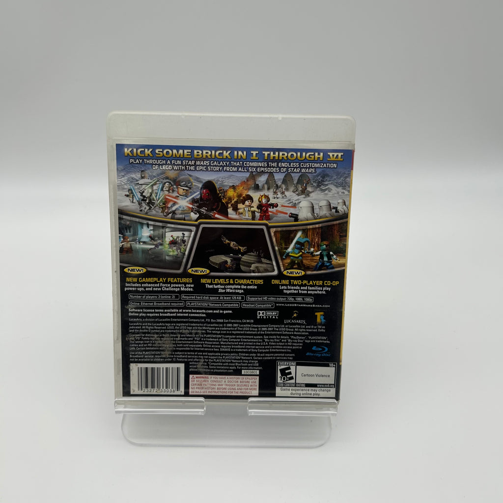 Playstation 3 Lego Star Wars The Complete Saga Video Game with Box (Free Shipping)